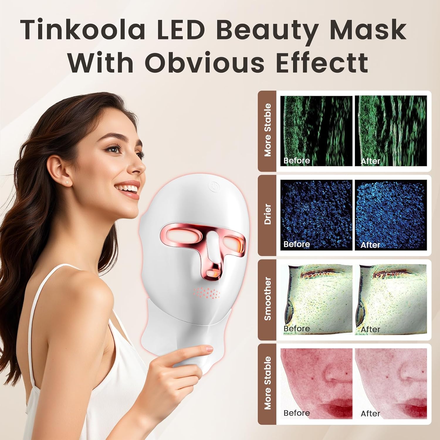 LED Light Therapy Facial Mask
