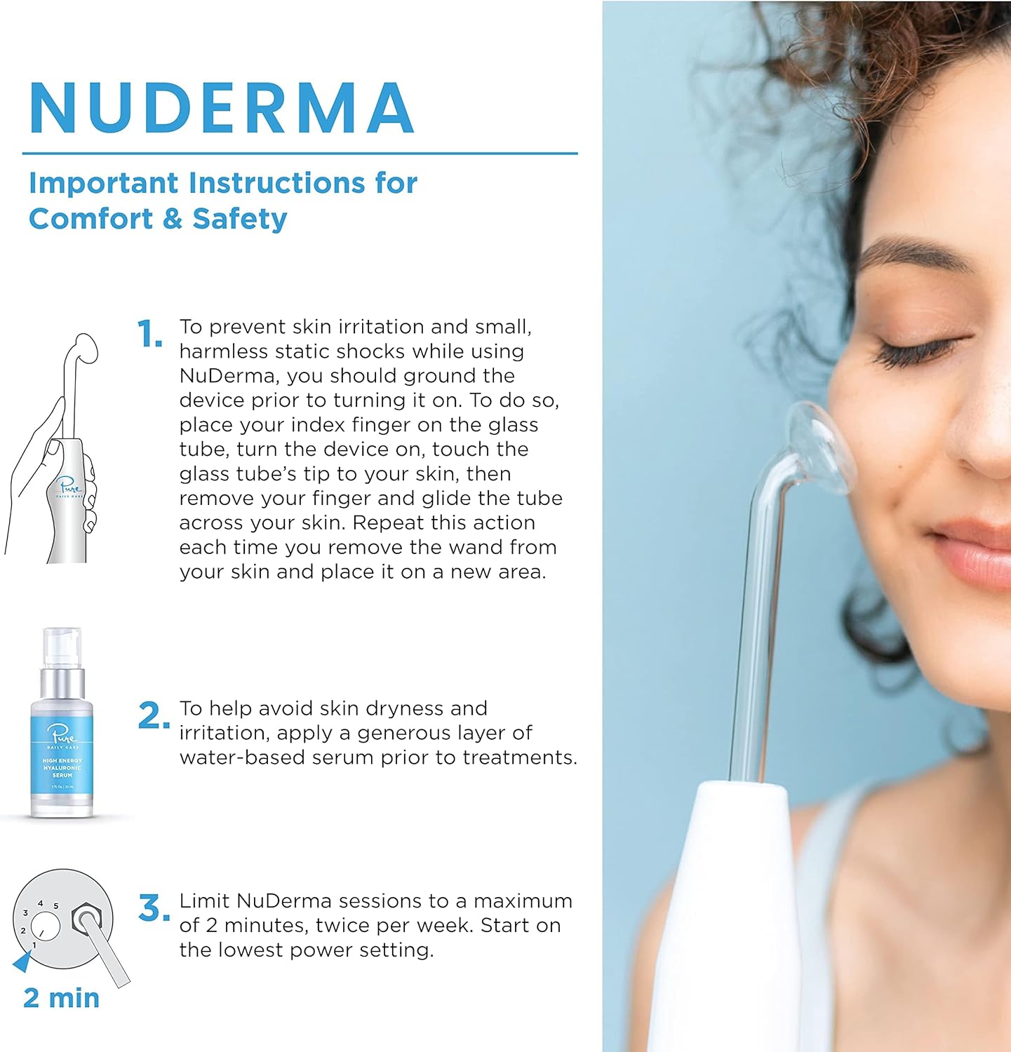 NuDerma Professional Skin Therapy Wand