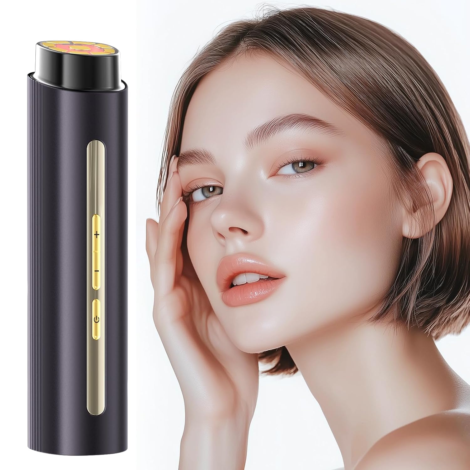 BNU Microcurrent Facial Device, 3 in 1 Light Therapy Beauty Massager for Wrinkles, Lifting, Firming, Reducing Puffiness and Promotes Absorption, Skin Care Machine