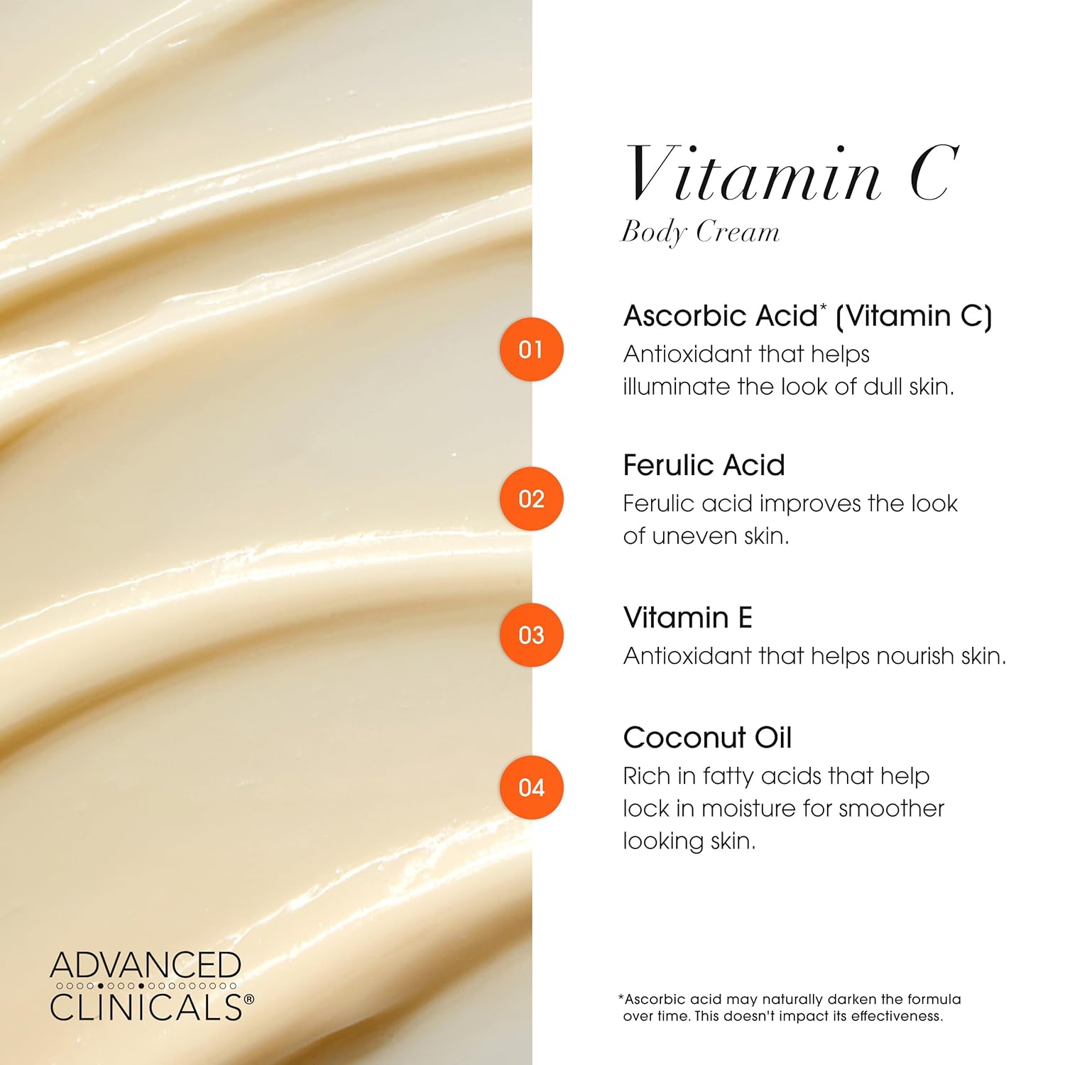 Advanced Clinicals Vitamin C Brightening Cream & Niacinamide Serum Set