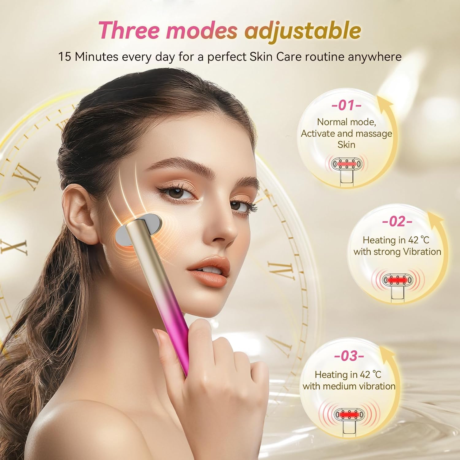 7-in-1 Red Light Therapy, Red Light Therapy for Facial Skin and Eye Care at Home