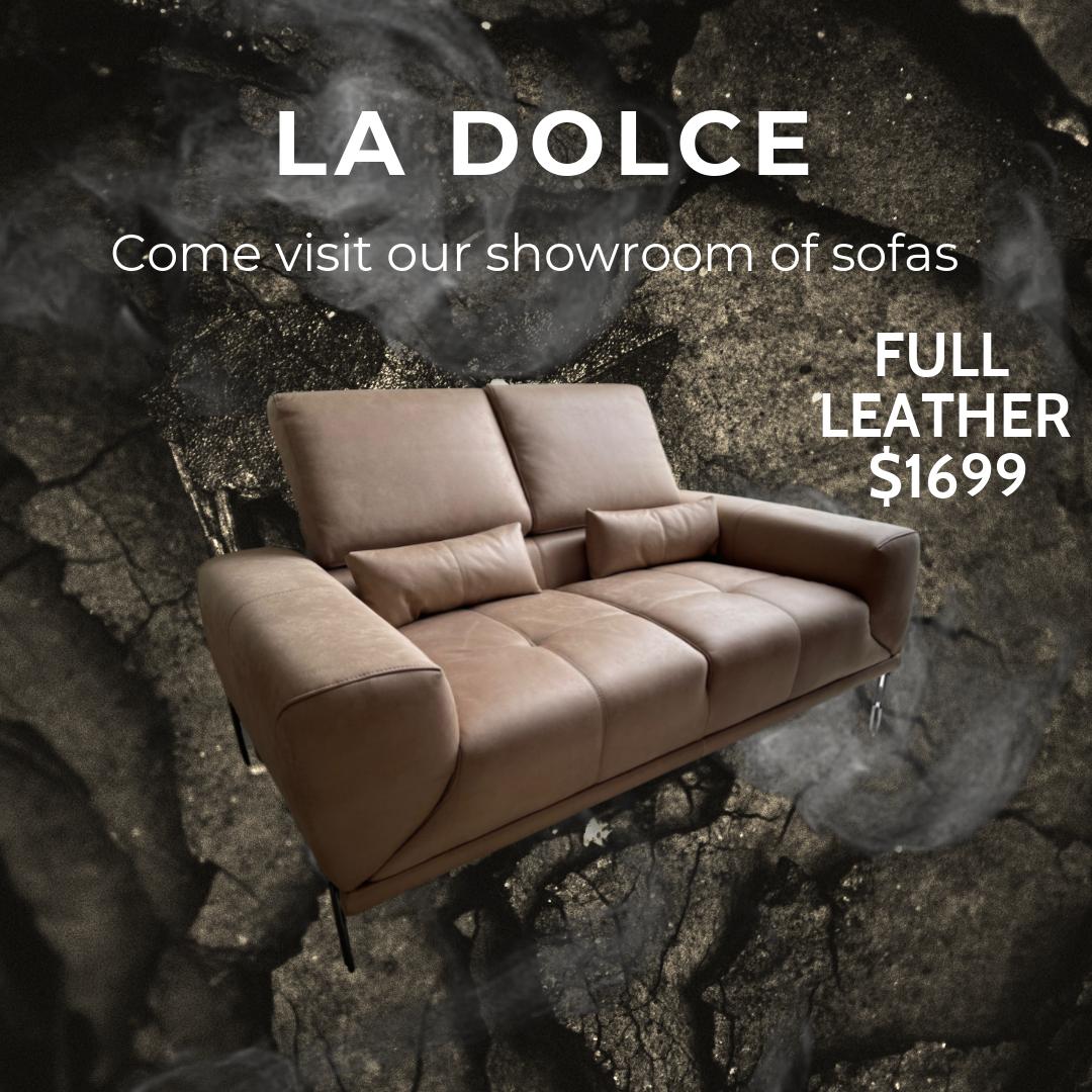 Elegant Italian Leather Sofa Collection