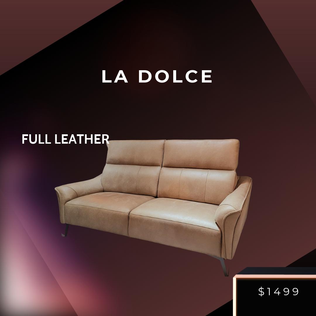 Elegante Leather Sofa Collection