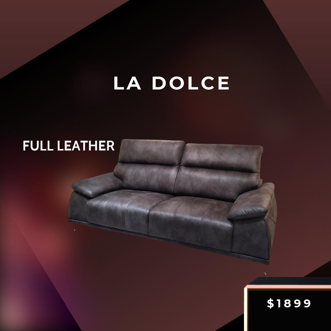 Elegante Leather Sofa Collection