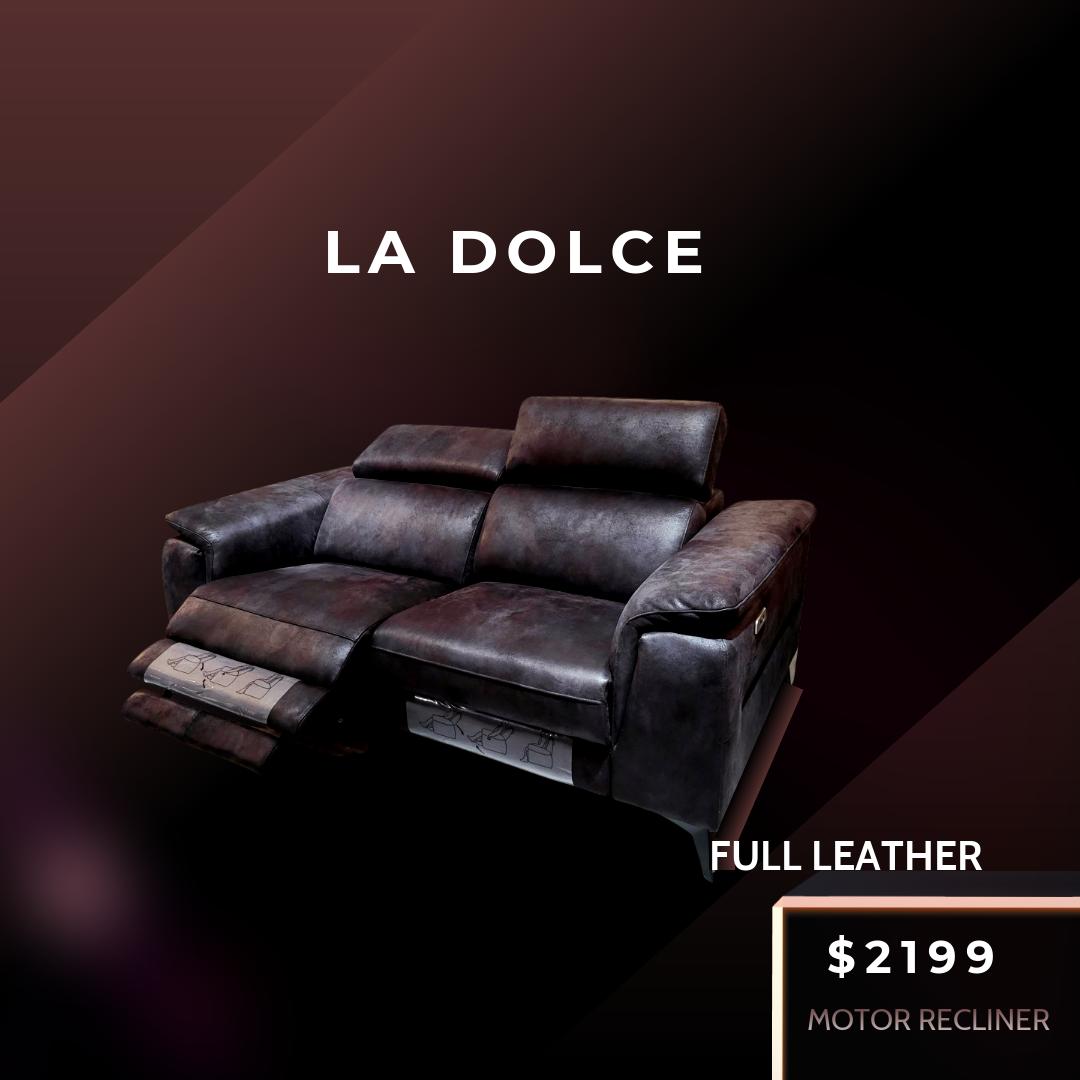 Elegant Italian Leather Sofa Collection