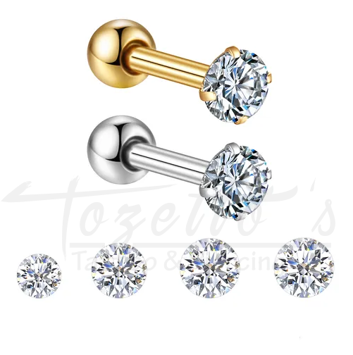 Micro barbell (retinho) ponto de luz