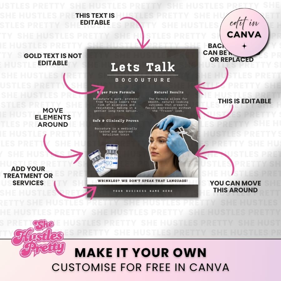Bocouture Template for Social Media | Grey Whisper | For Beauty Professionals