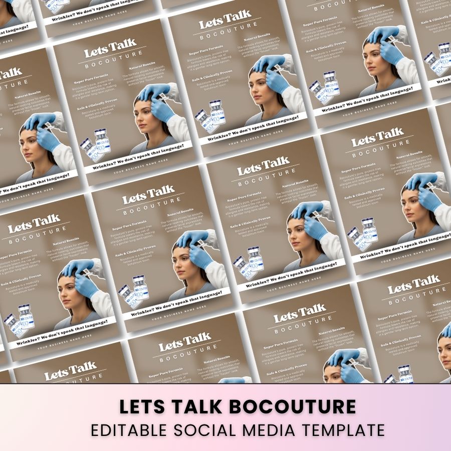 Bocouture Template for Social Media | Latte Layers | For Beauty Professionals
