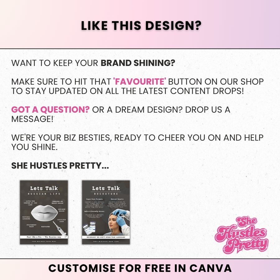 Russian Lips Template for Social Media | Grey Whisper | For Beauty Professionals