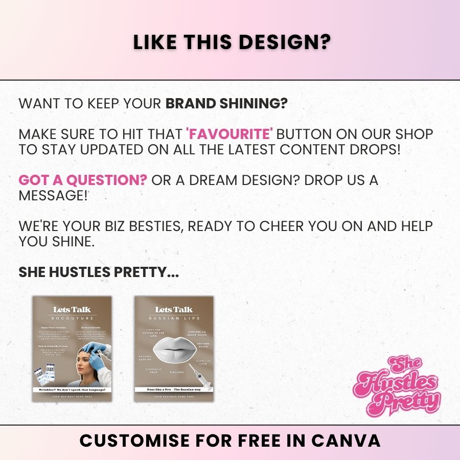 Russian Lips Template for Social Media | Latte Layers | For Beauty Professionals