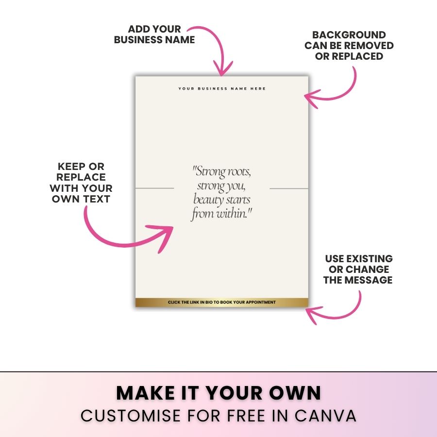 Japanese Head Spa Bundle of 50 Quote Templates | Social Media Marketing for Beauty Professionals | Neutral 