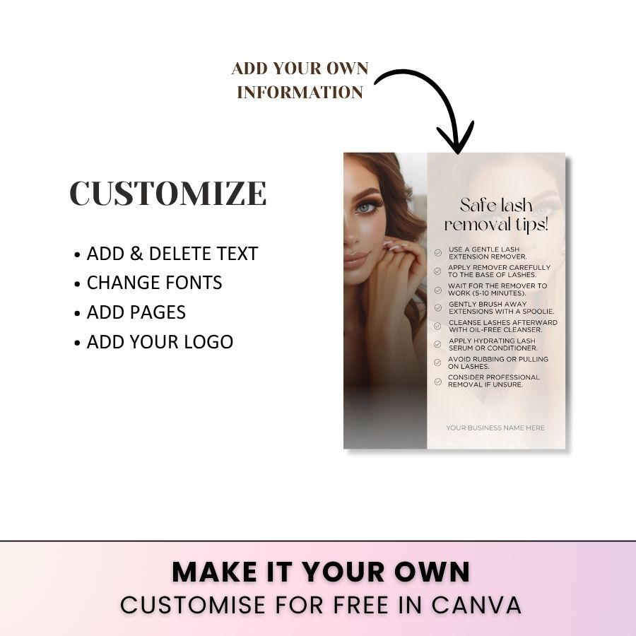 Lash Technician Biz Bundle 120 Posts | Social Media Marketing for Lash Artist | Neutral 