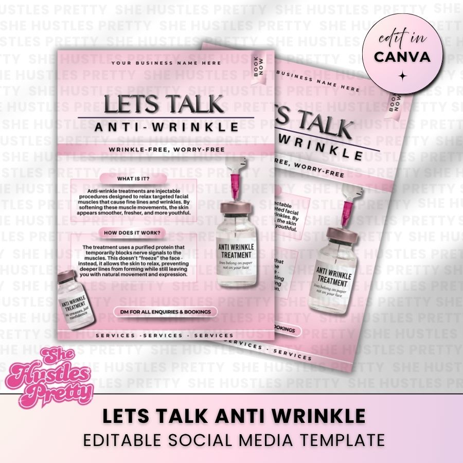 Let's Talk Anti-Wrinkle Post | For Aestheticians | PW-03