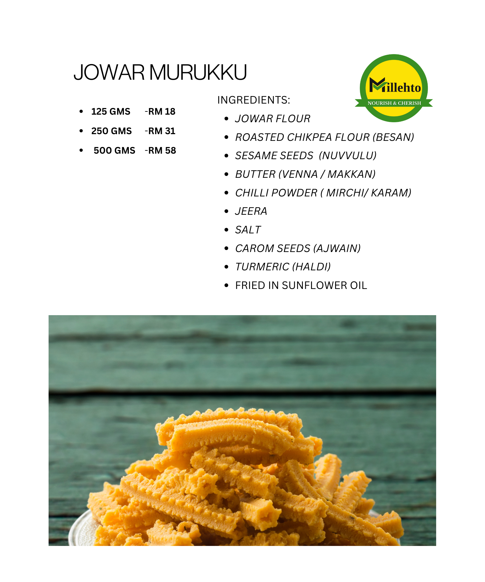 Jowar Murukku