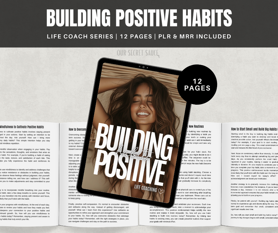 Building Positive Habits