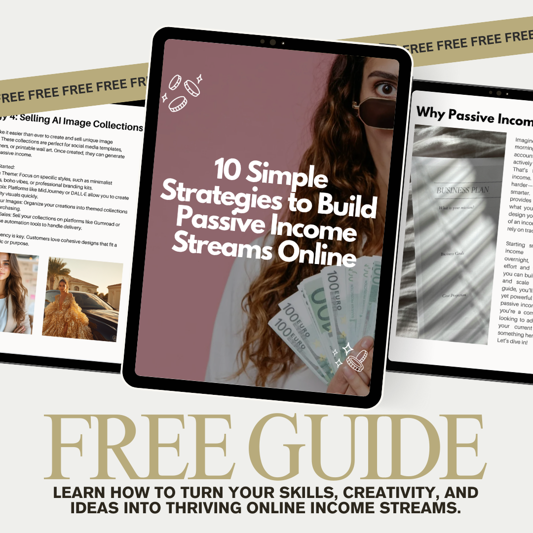 Free Guide: 10 Simple Strategies to Build Passive Income Streams Online