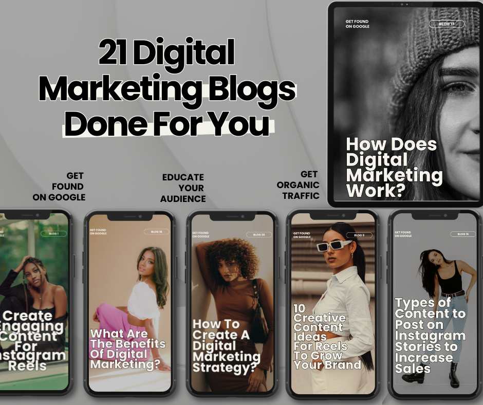 21 Digital Marketing Blogs Done For You