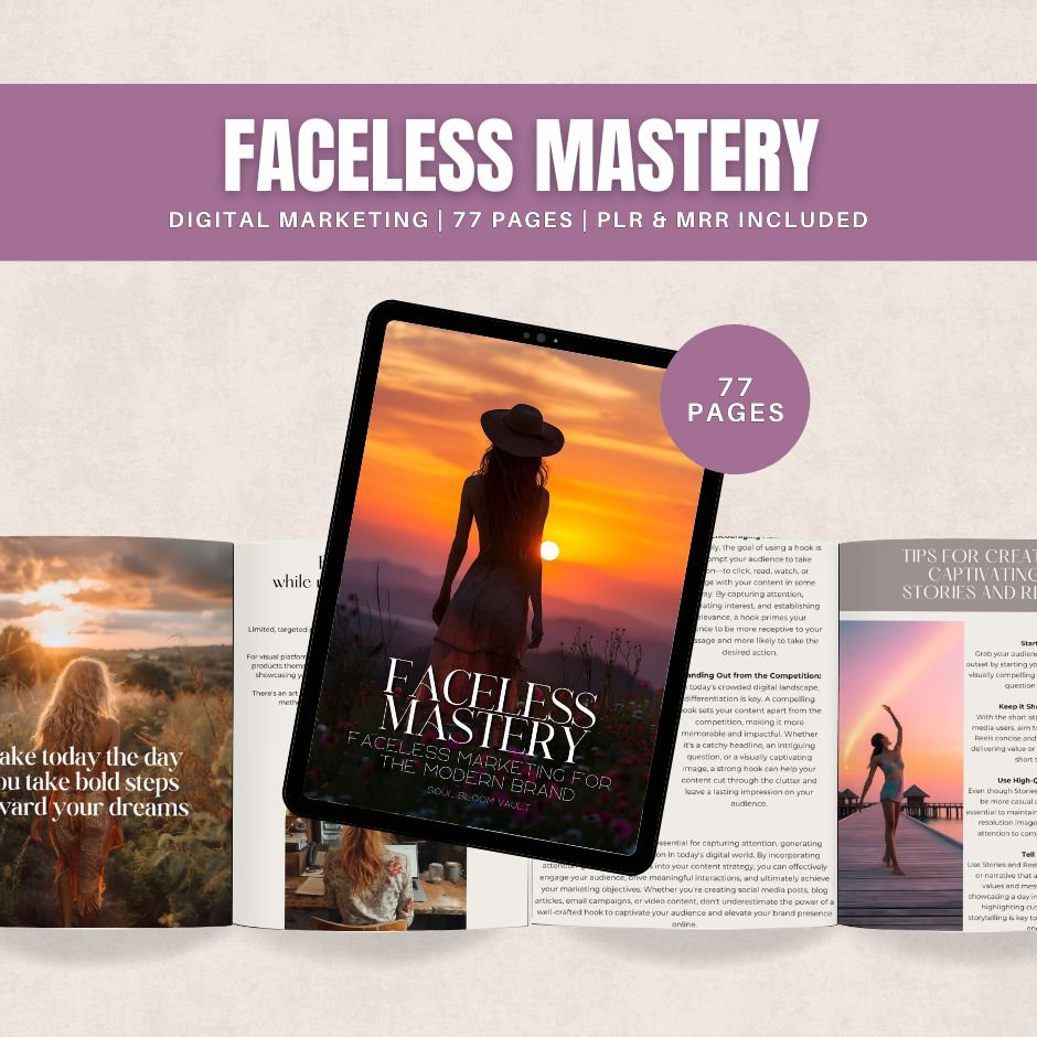Faceless Mastery: Faceless Marketing for the Modern Brand
