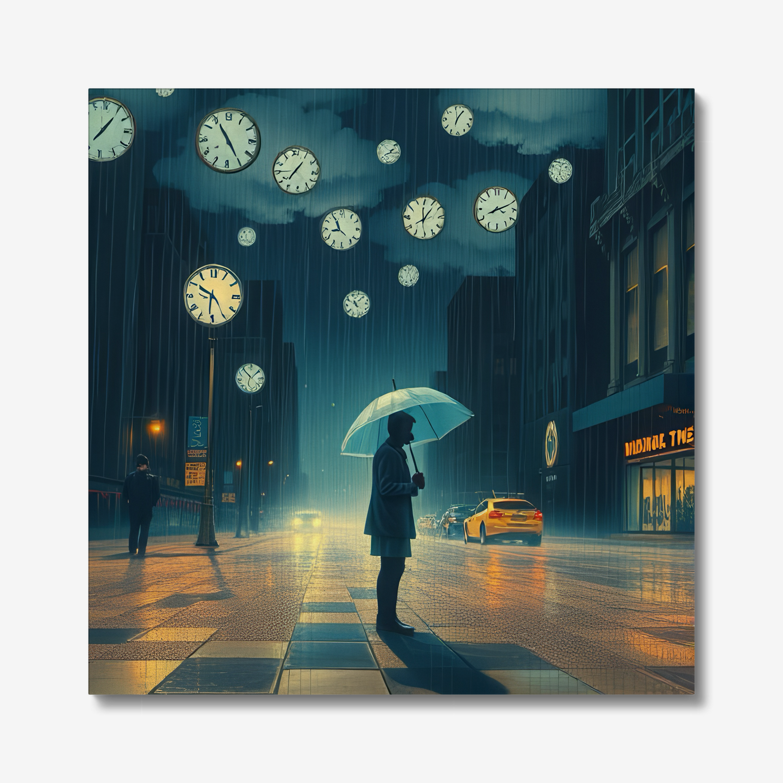 The Hour Falls Softly - Canvas