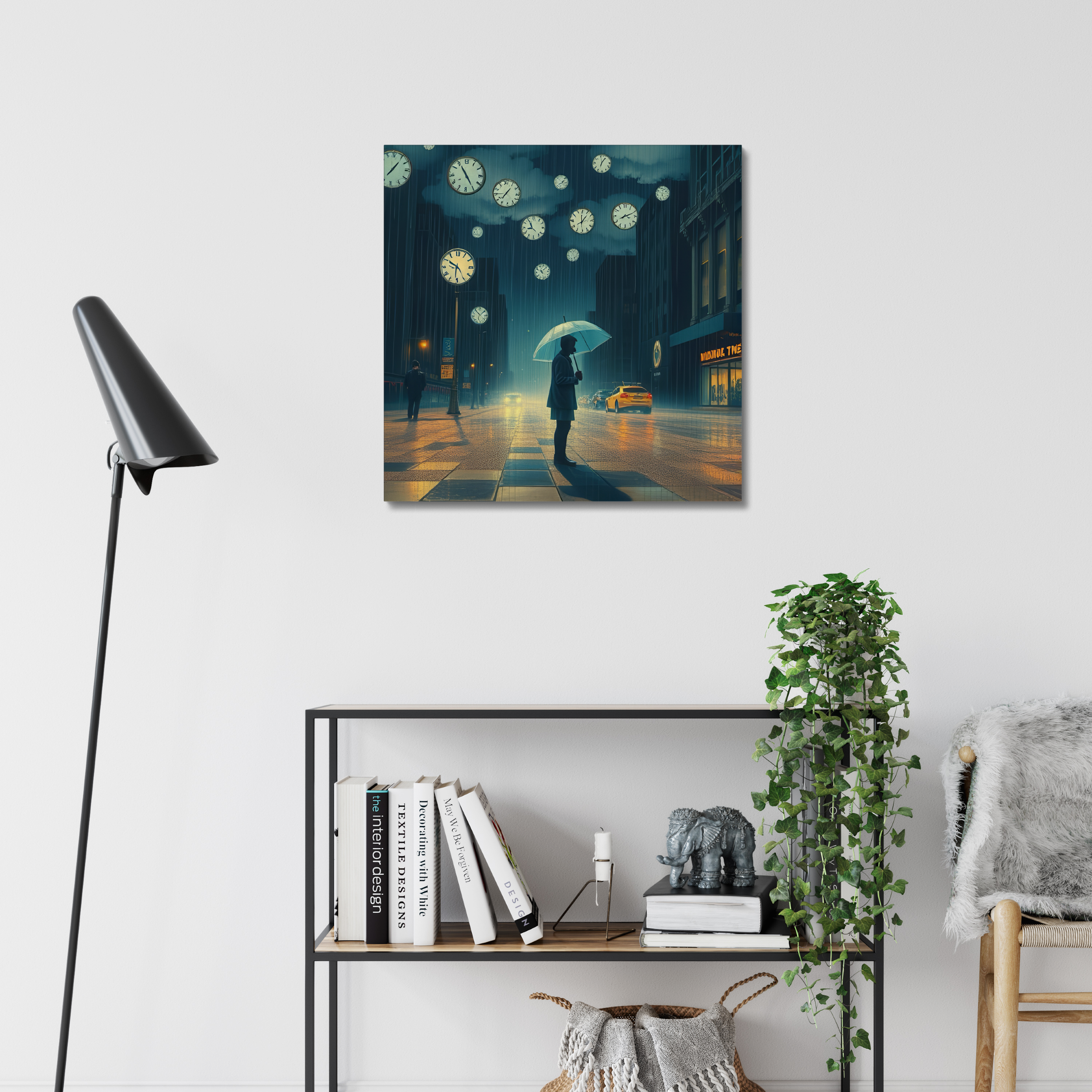 The Hour Falls Softly - Canvas