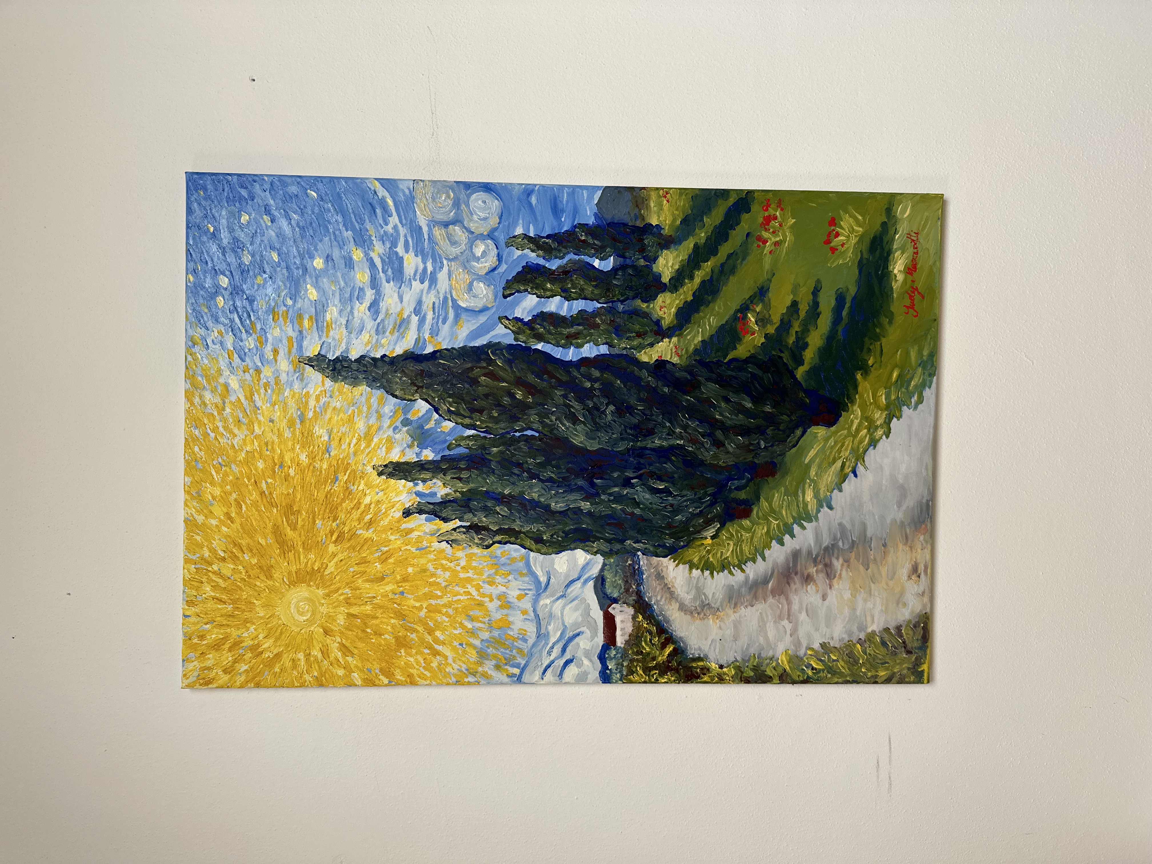 "Cipressi, San Mauro Pascoli" Judy Mazzotti 2025 N°91