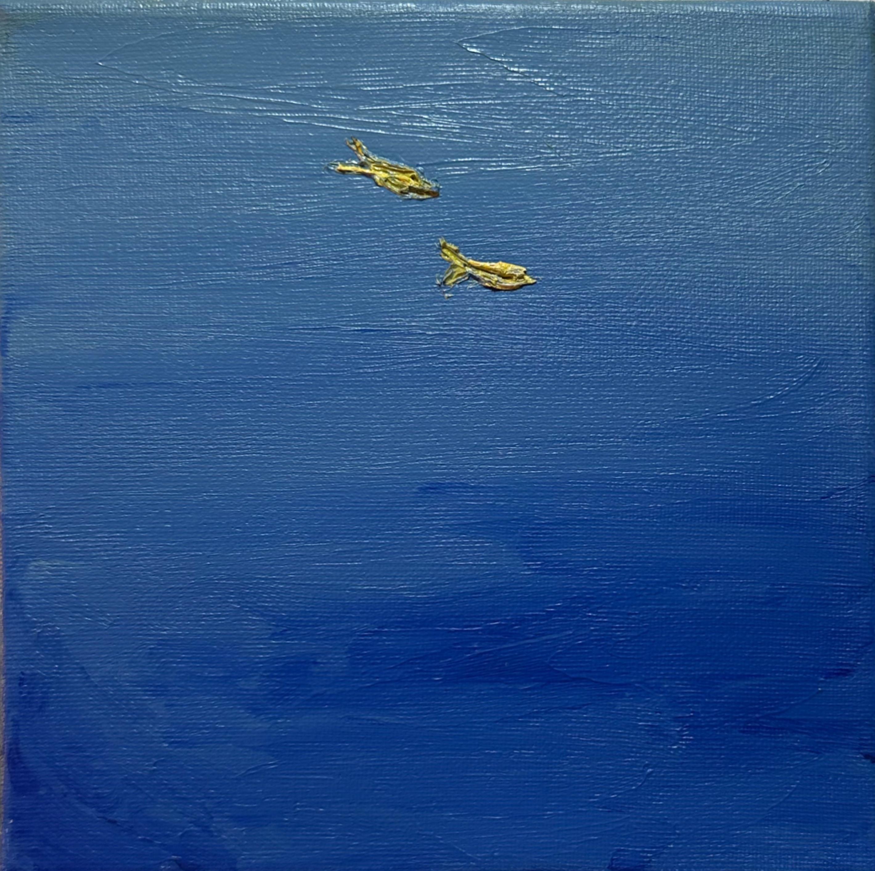 "Two yellow fish" Judy Mazzotti 2021