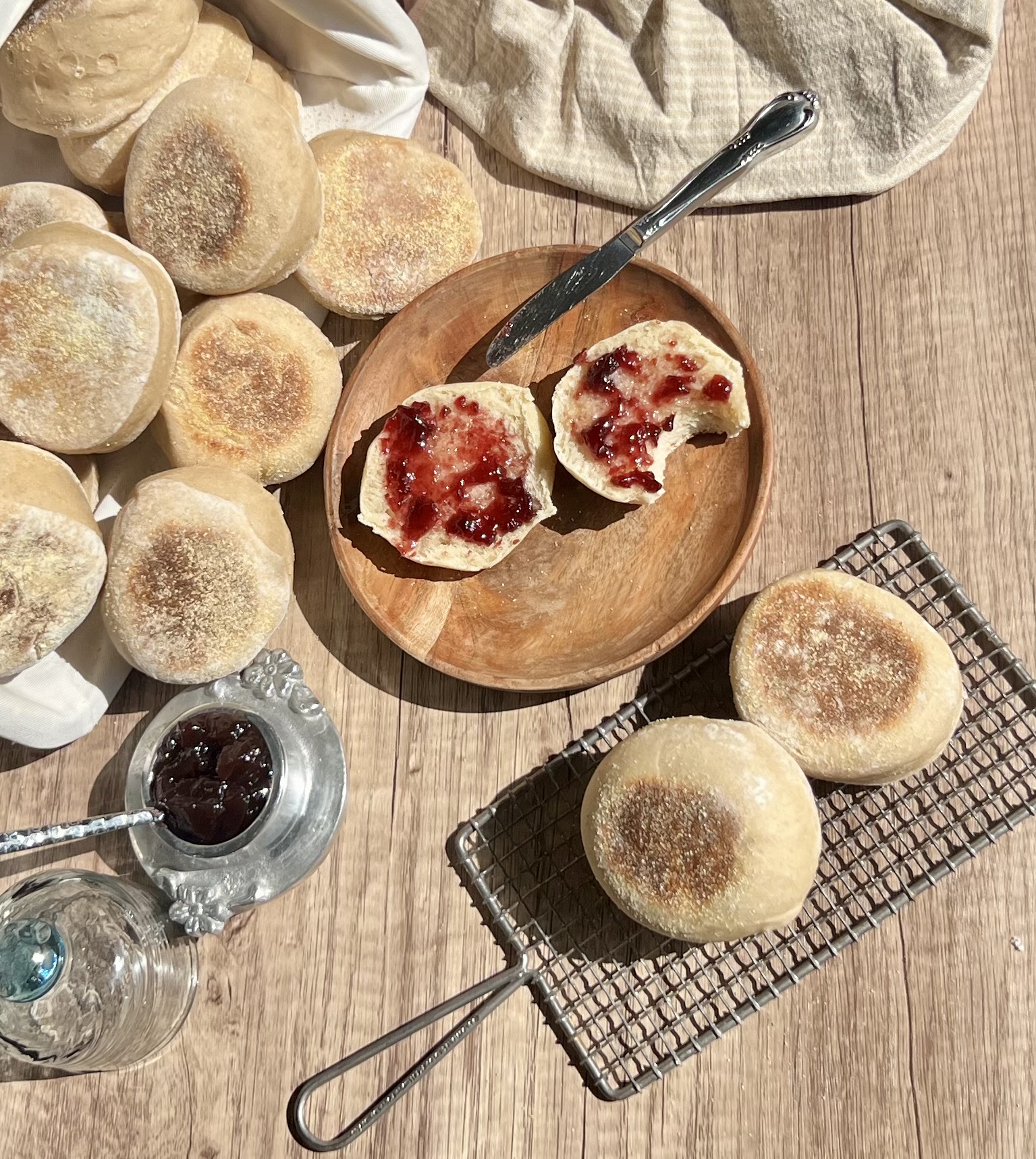 Organic Sourdough English Muffins