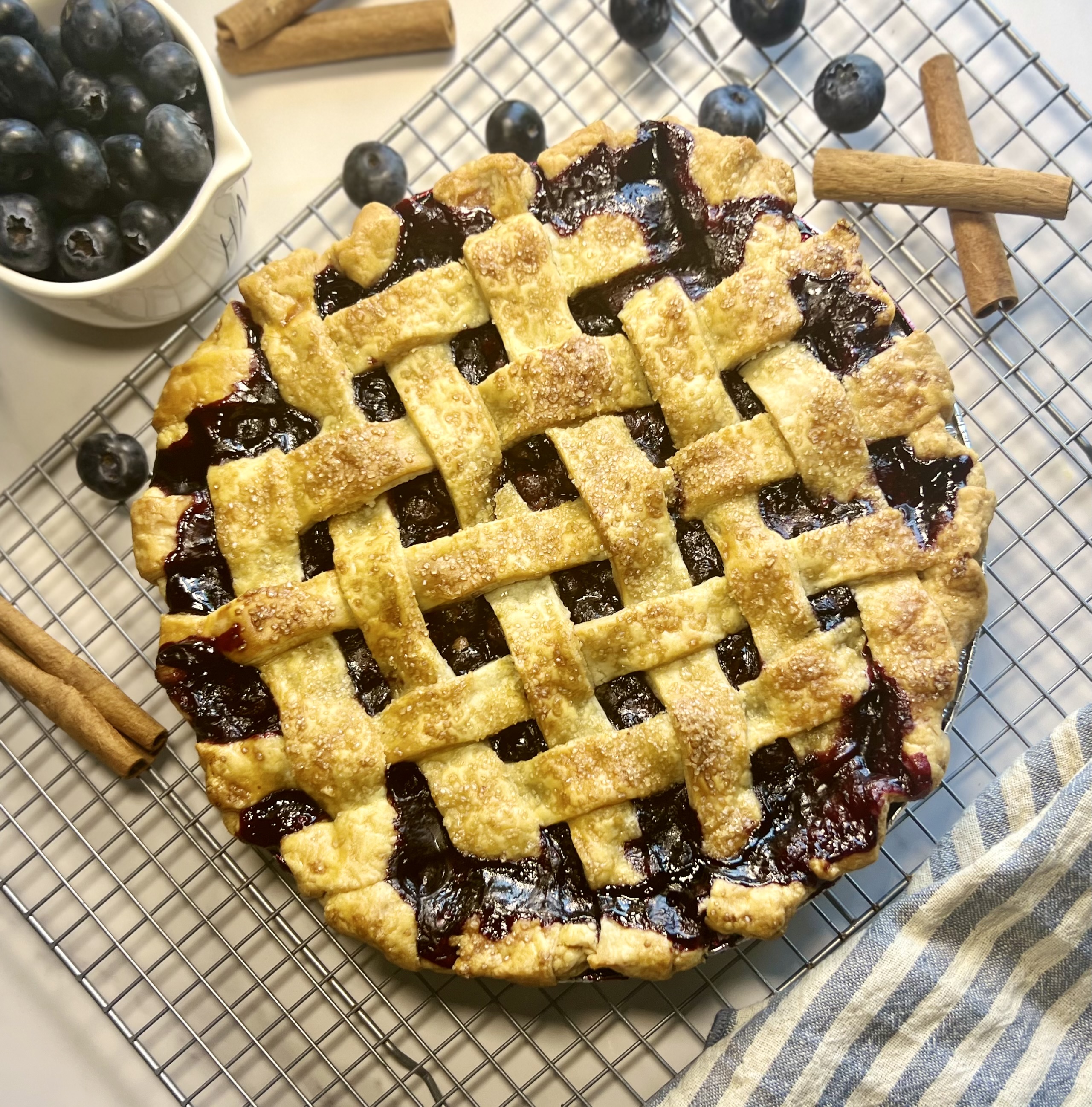  Organic Blueberry Pie