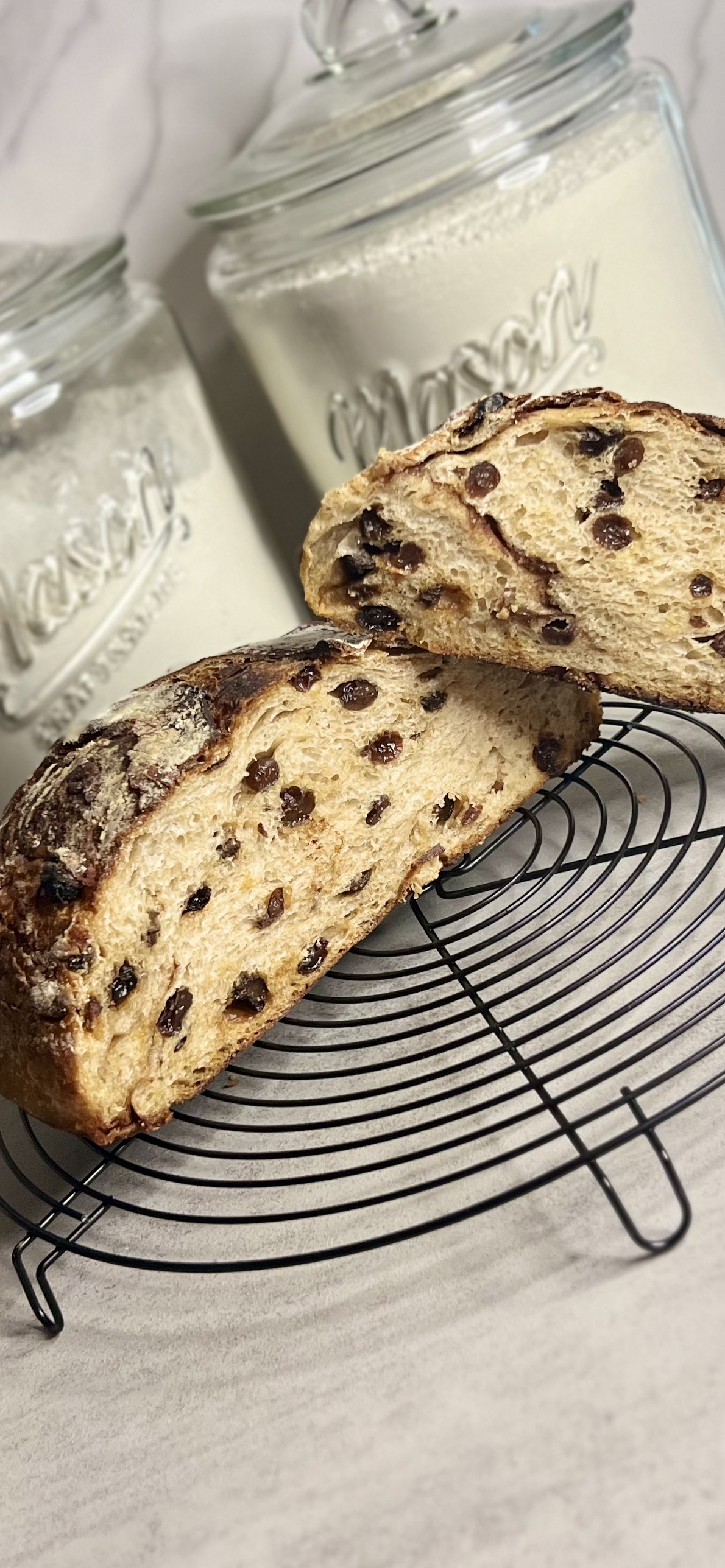 Organic Cinnamon Raisin Sourdough Bread
