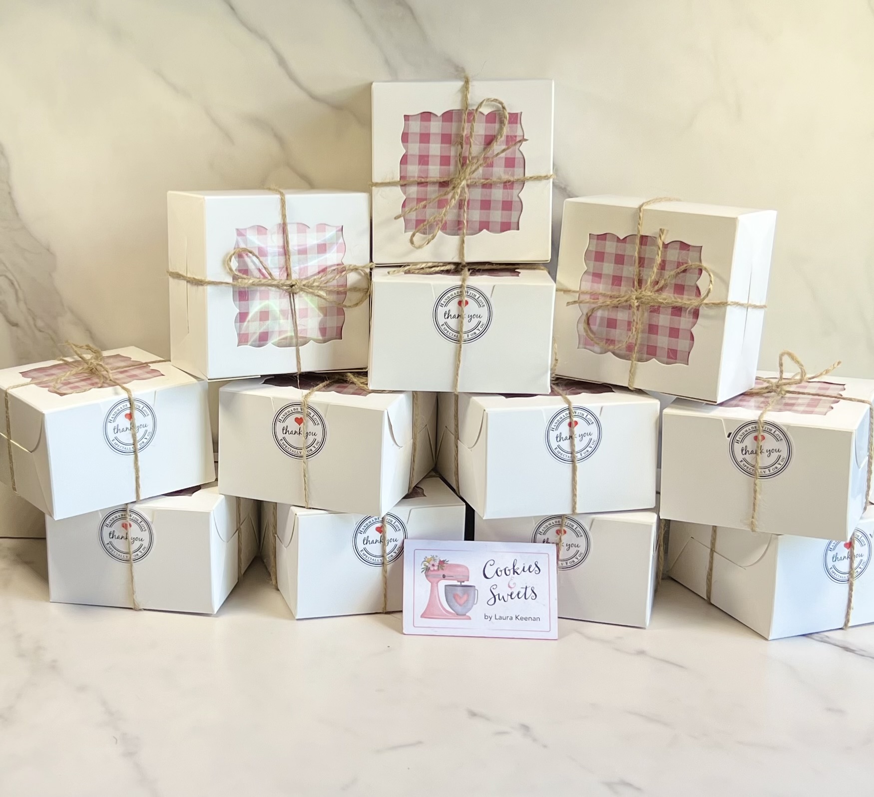 Handcrafted Cookie, Brownie, Blondie & Cupcake Gift Boxes