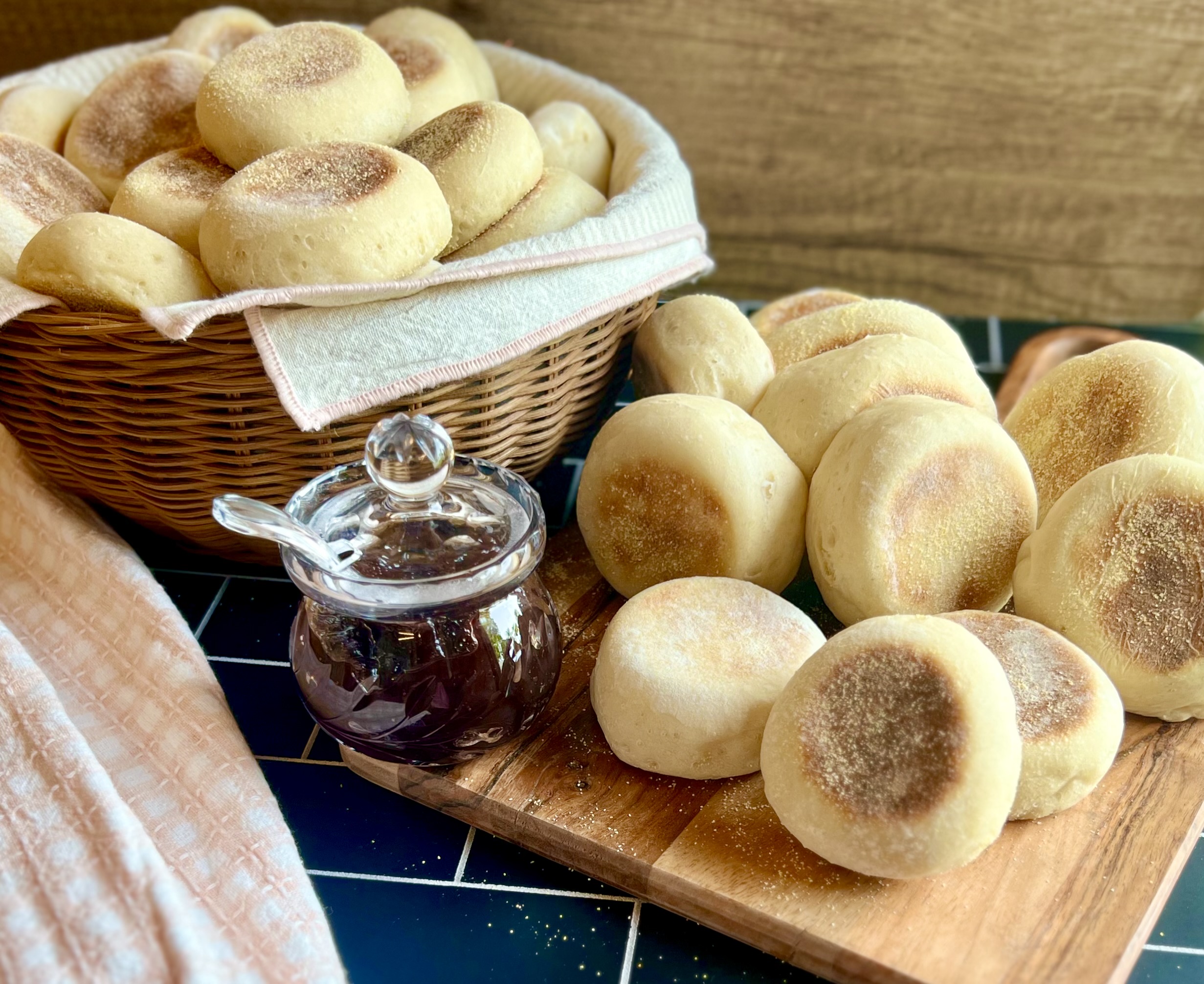 Organic Sourdough English Muffins