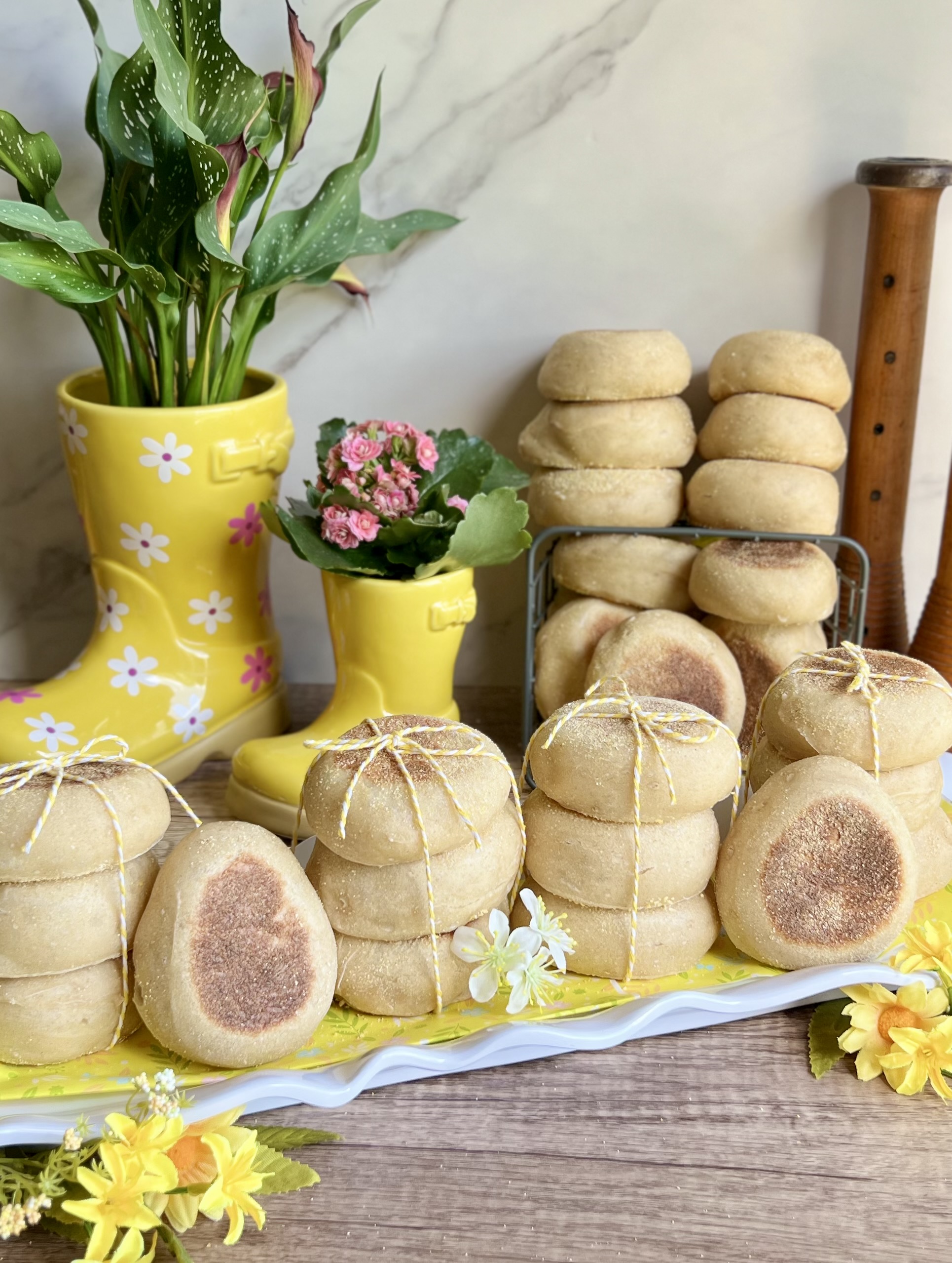 Organic Sourdough English Muffins