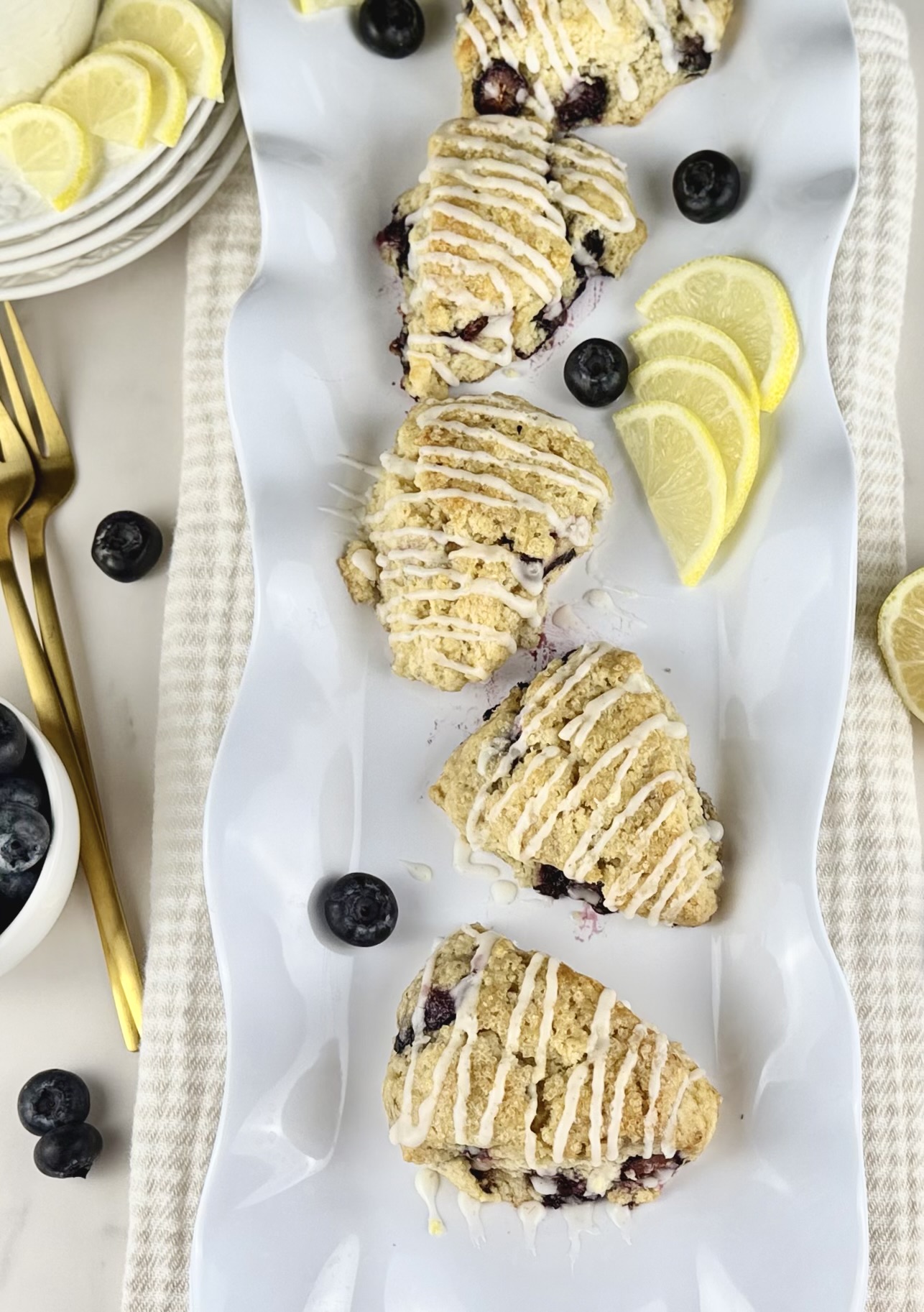 Lemon Blueberry Scones