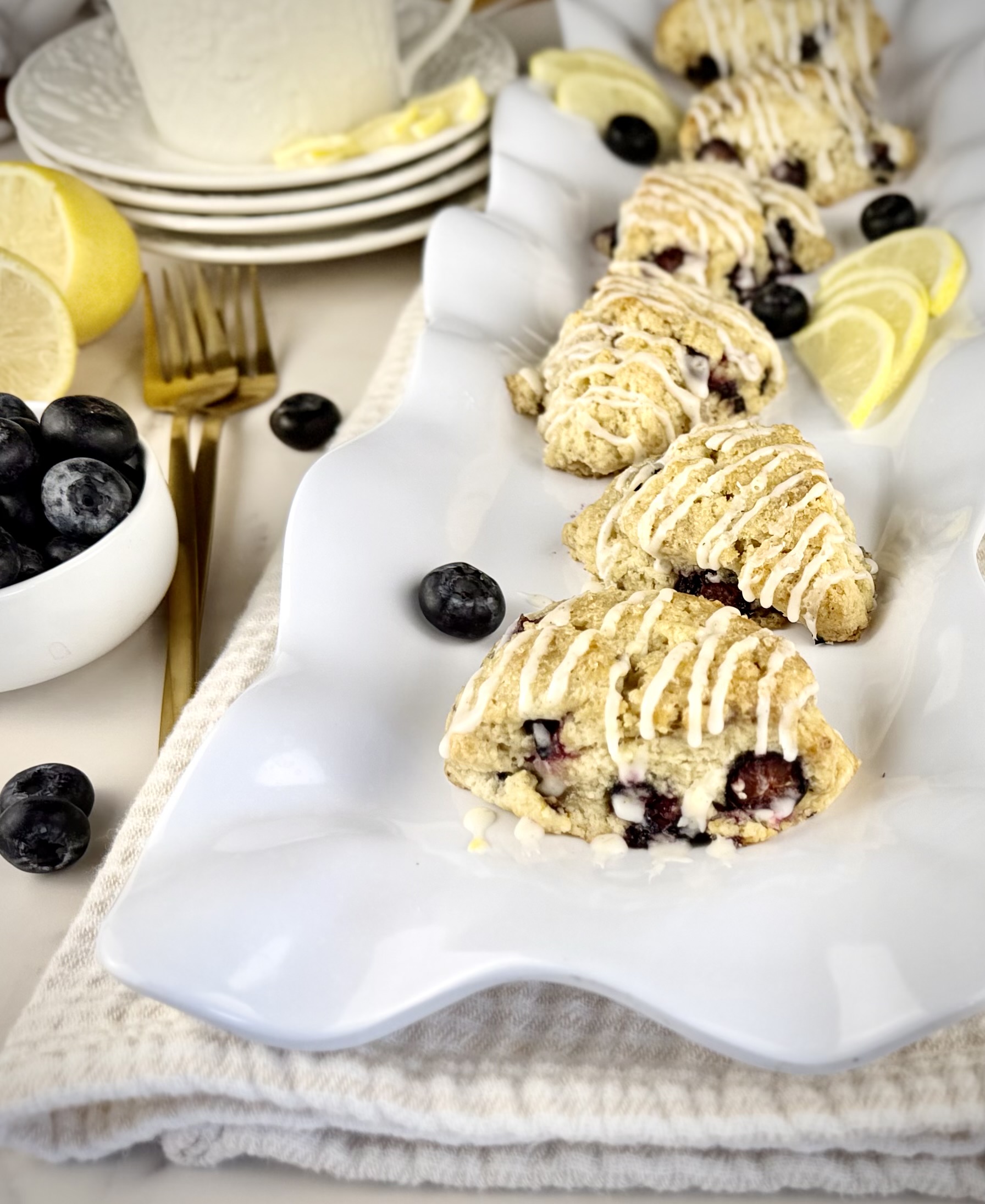 Lemon Blueberry Scones