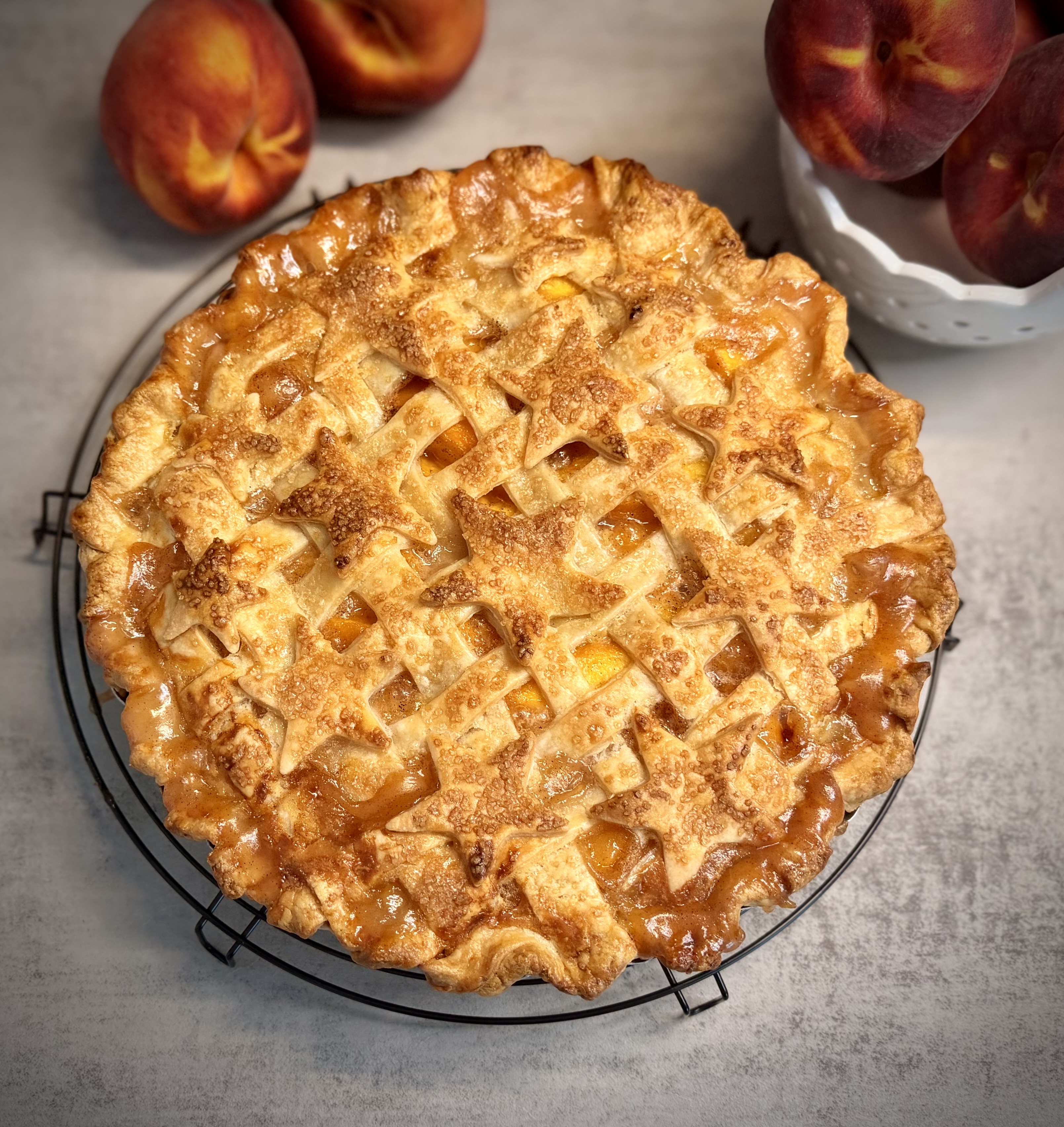 Organic Peach Pie