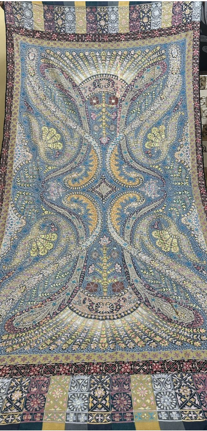 Pashmina Kalamkari shawls