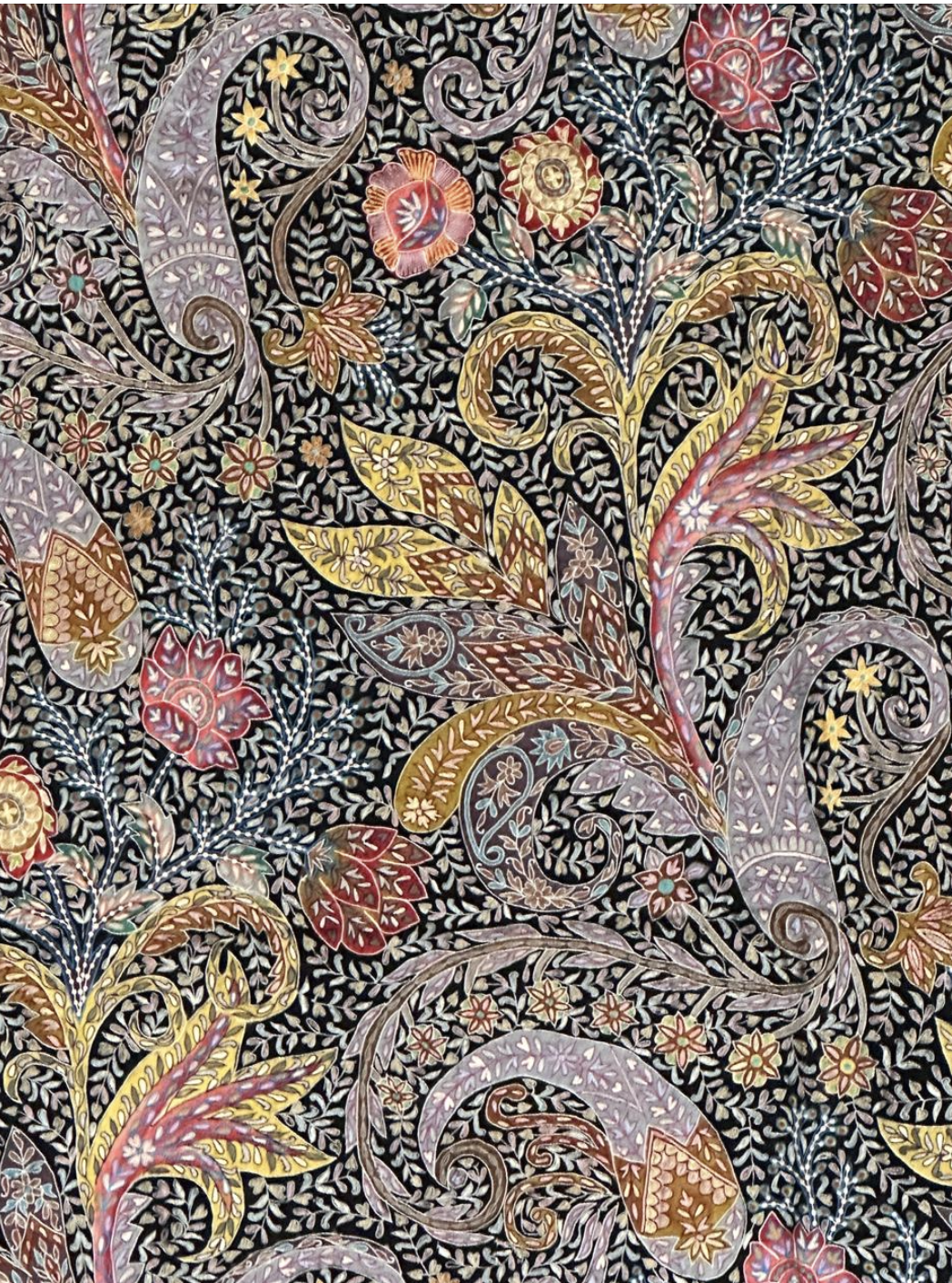 Pashmina Kalamkari Silk Embroidery 