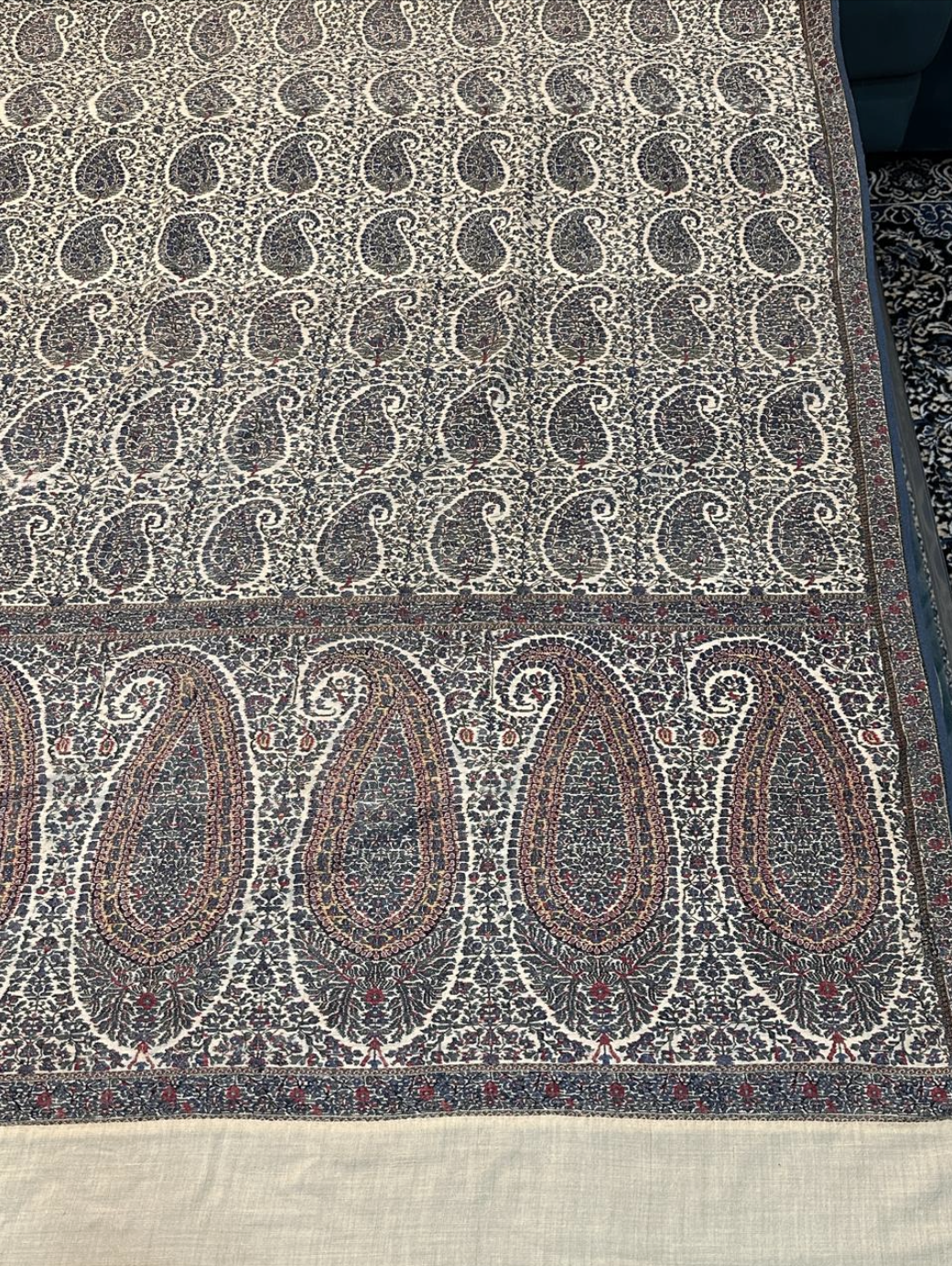 Antique jaipuri woven shawl