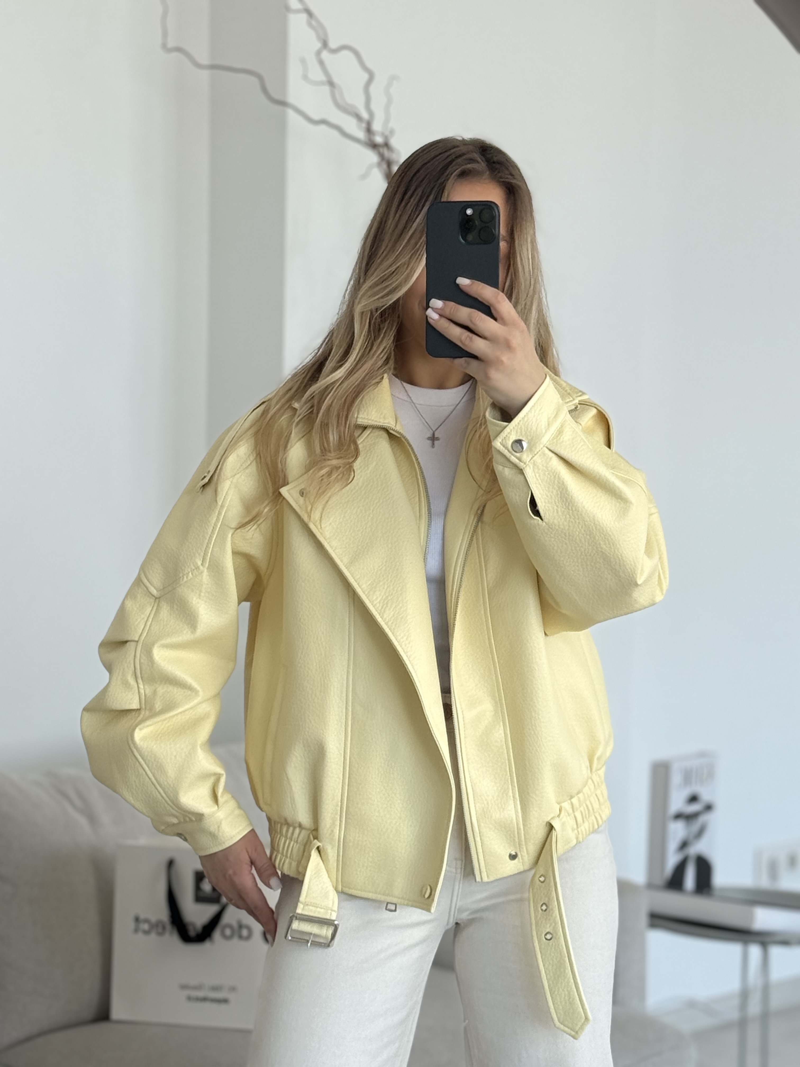 Butter yellow Eko odos striukė | 128