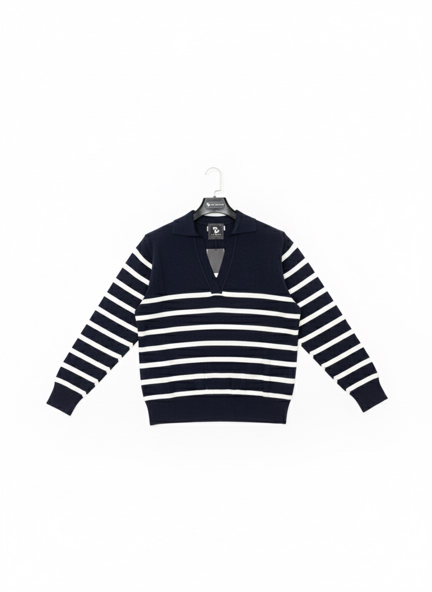 Dryžuotas kasdieninis megztukas