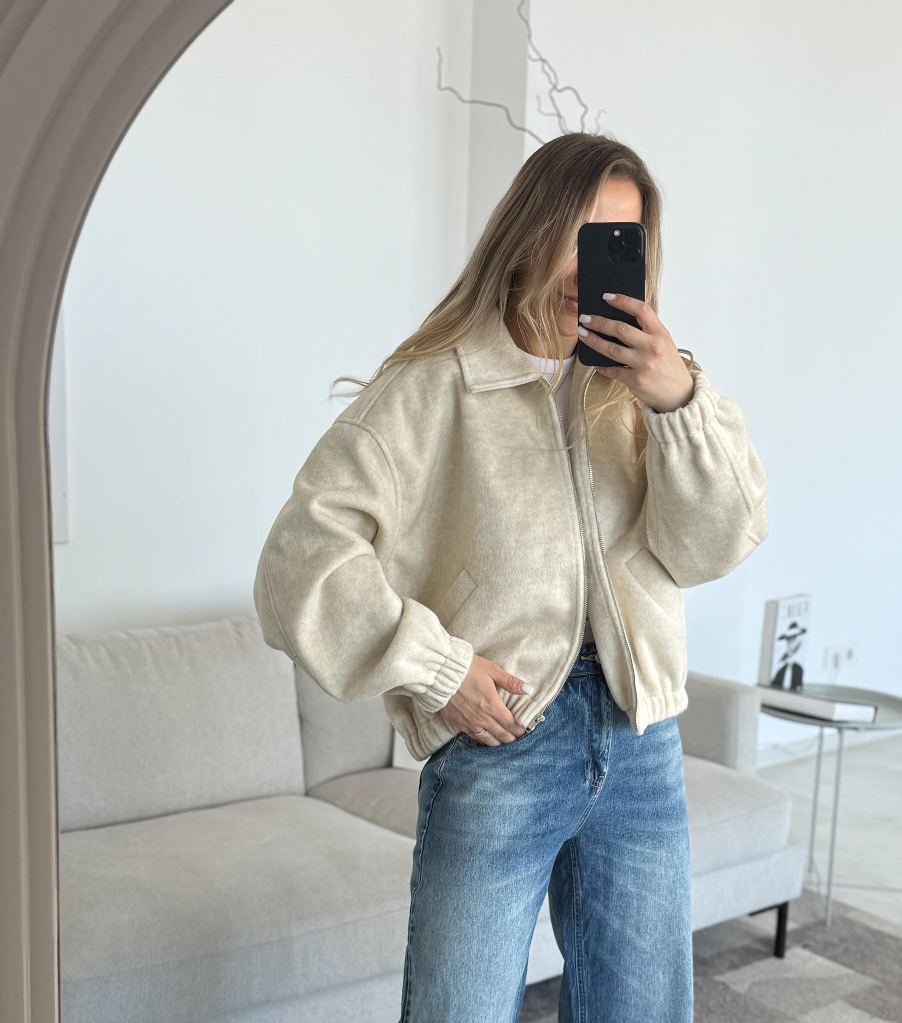 Bomber stiliaus švarkelis - striukė su Vilna | 227