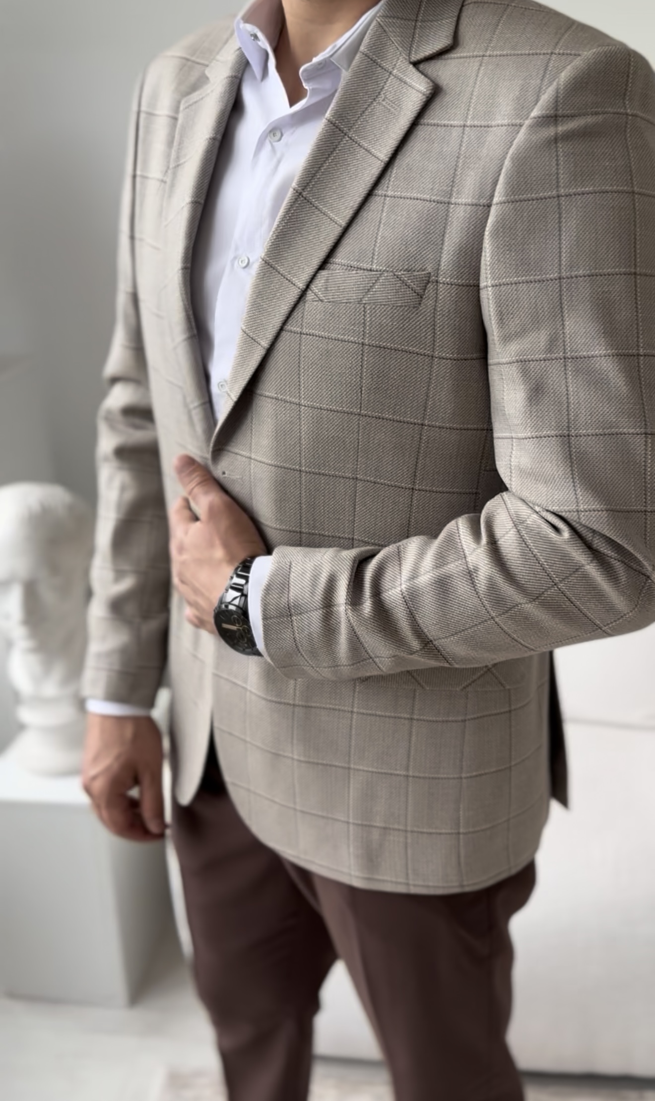 Vyriškas švarkas Gentleman's Beige