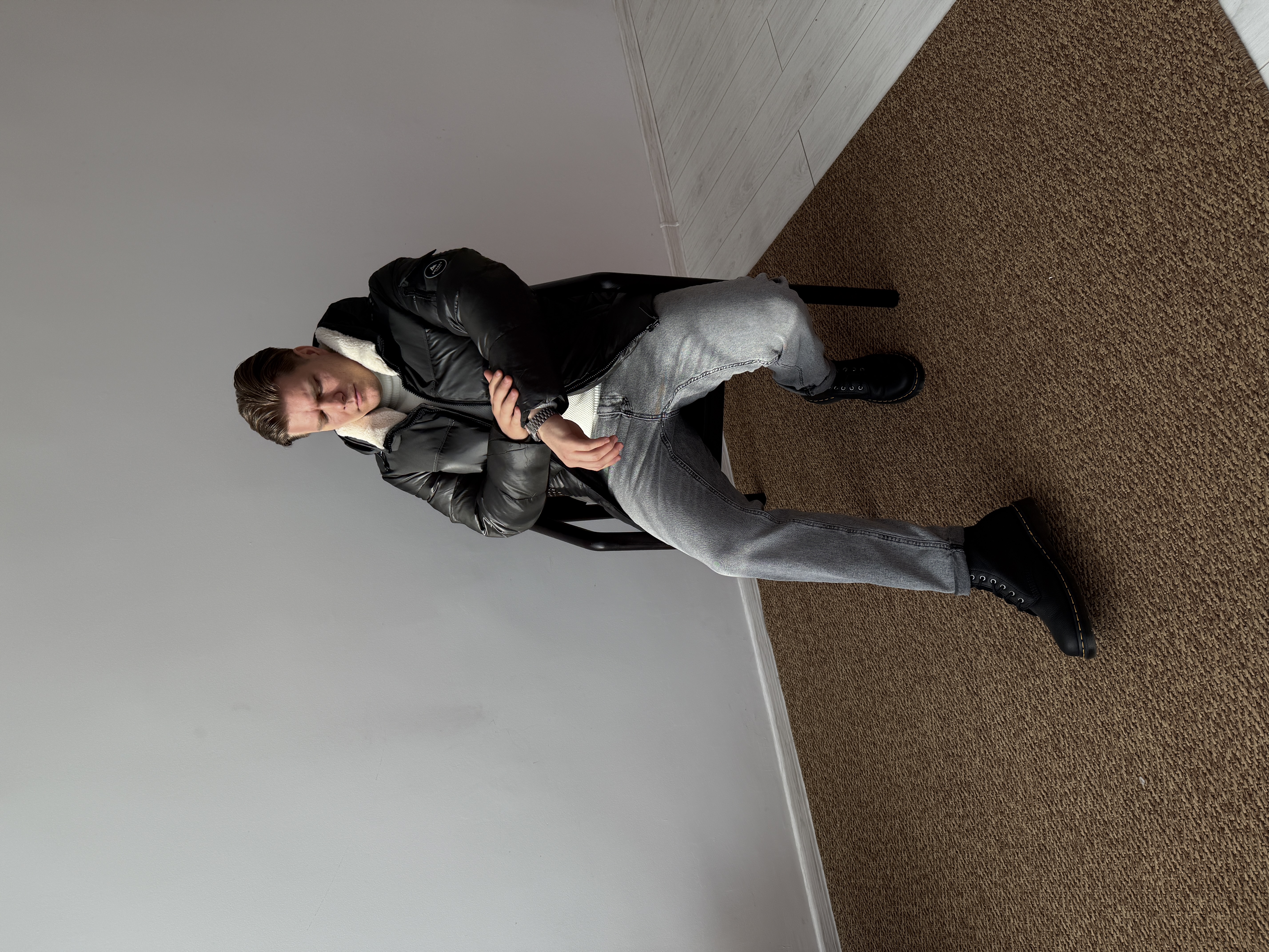 Vyriška rudens - žiemos striukė modern green 