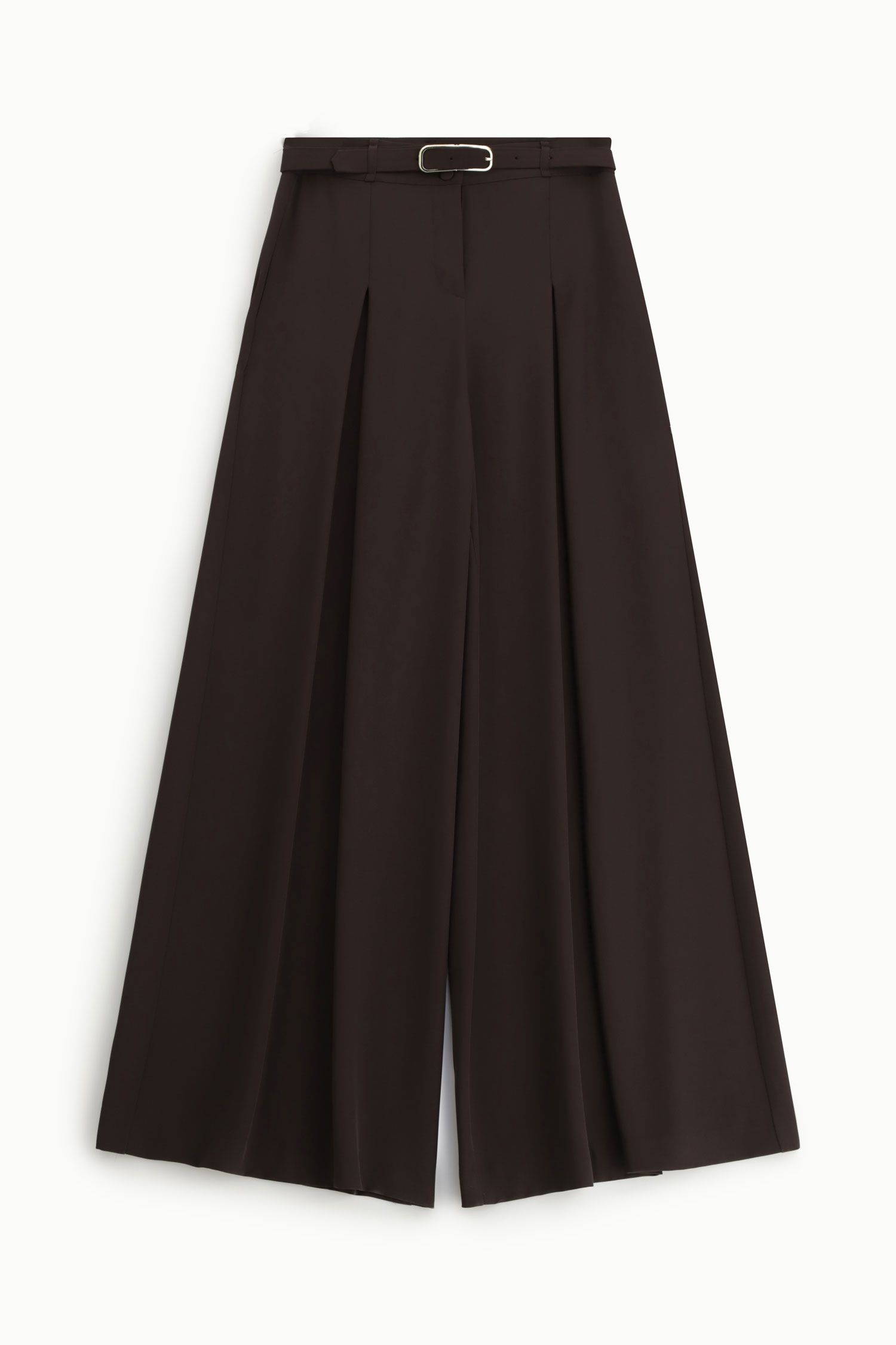 Rudos Imperial plačios kelnės