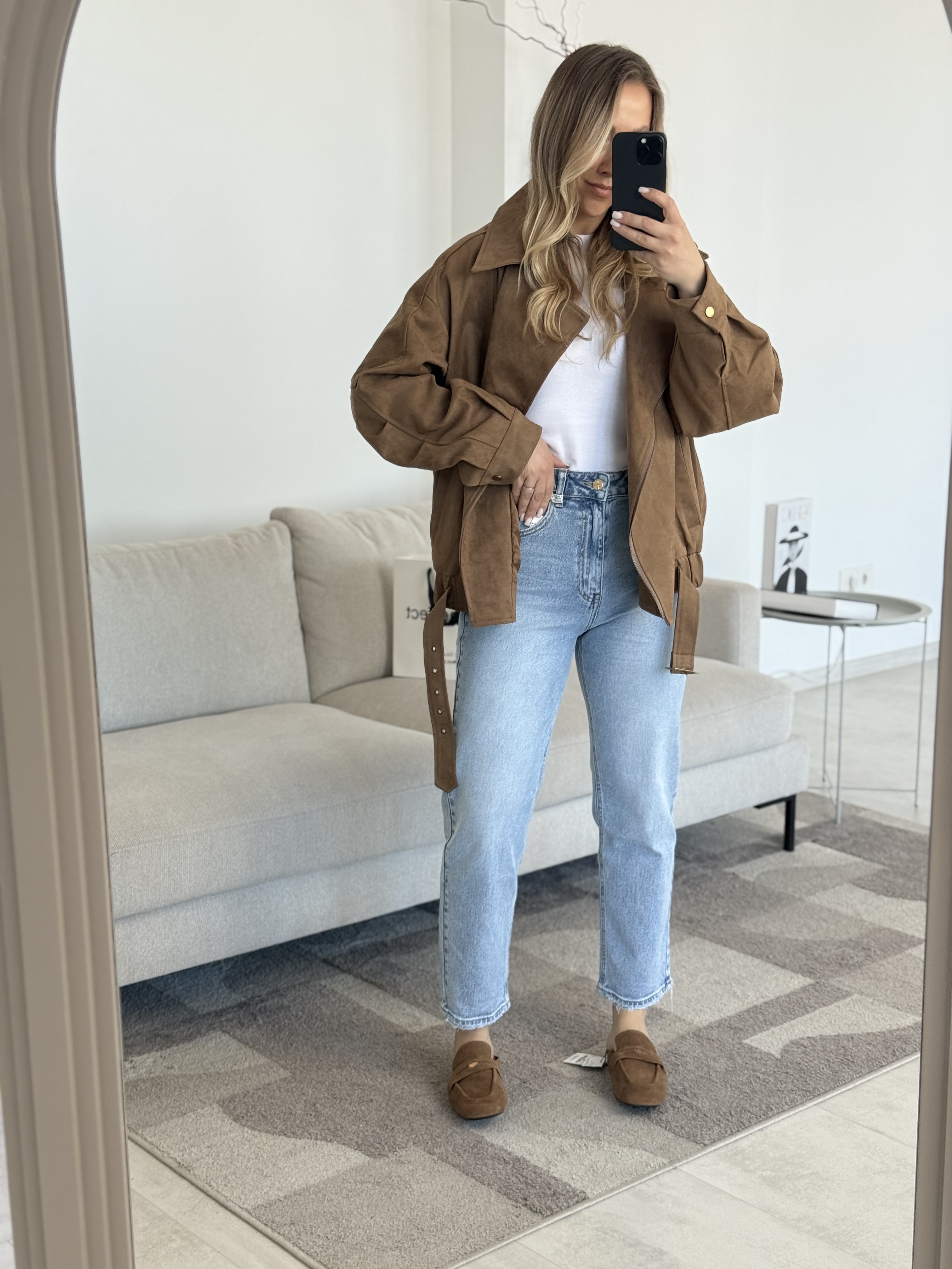 Mom fit džinsai | 309