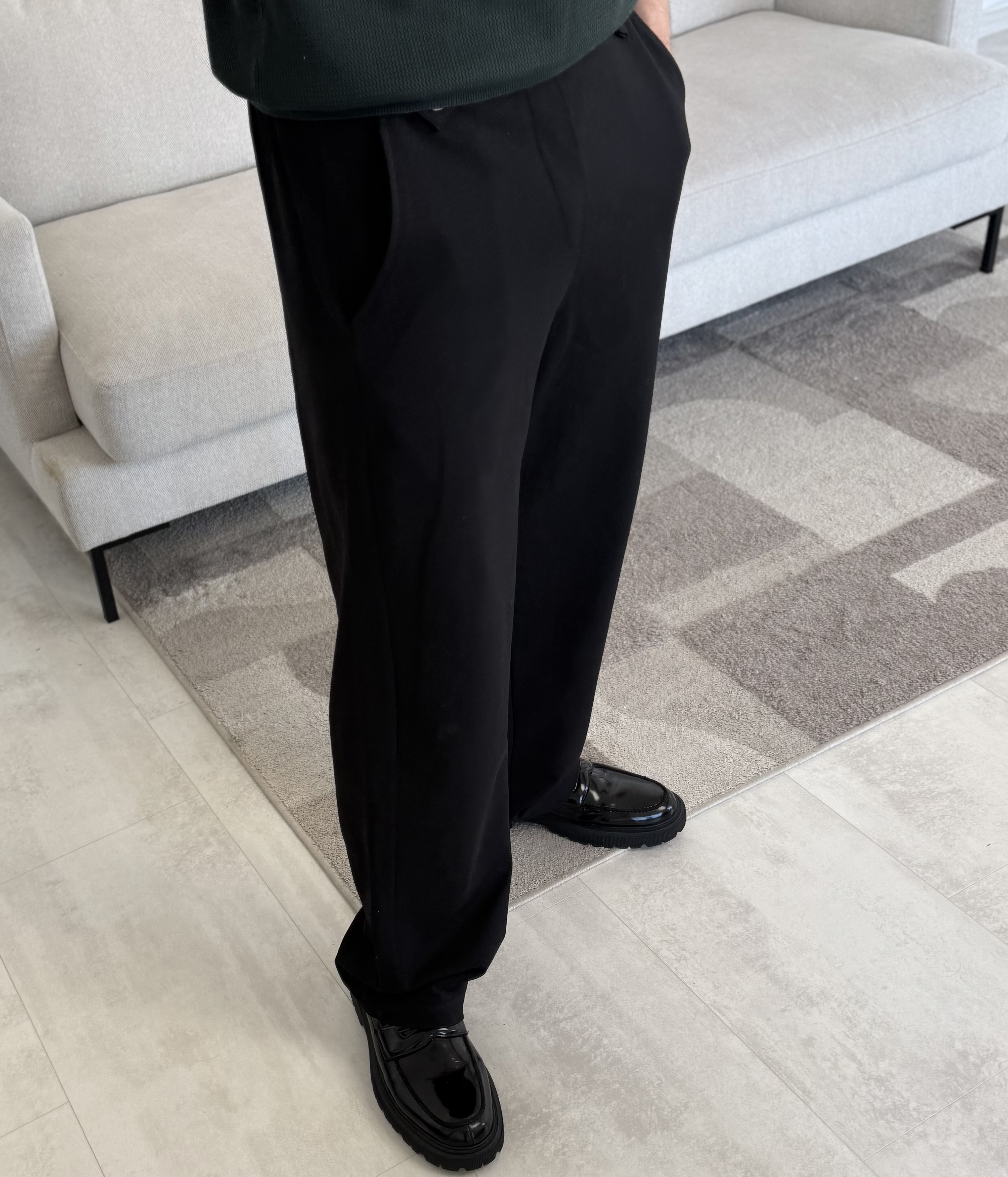 Vyriškos klasiškos - laisvo kirpimo kelnės | 777