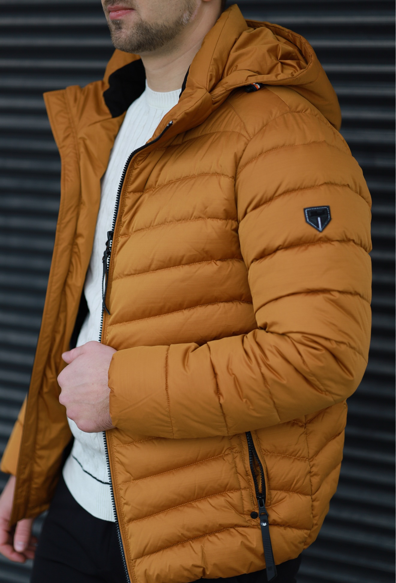 Vyriška rudens - žiemos striukė orange