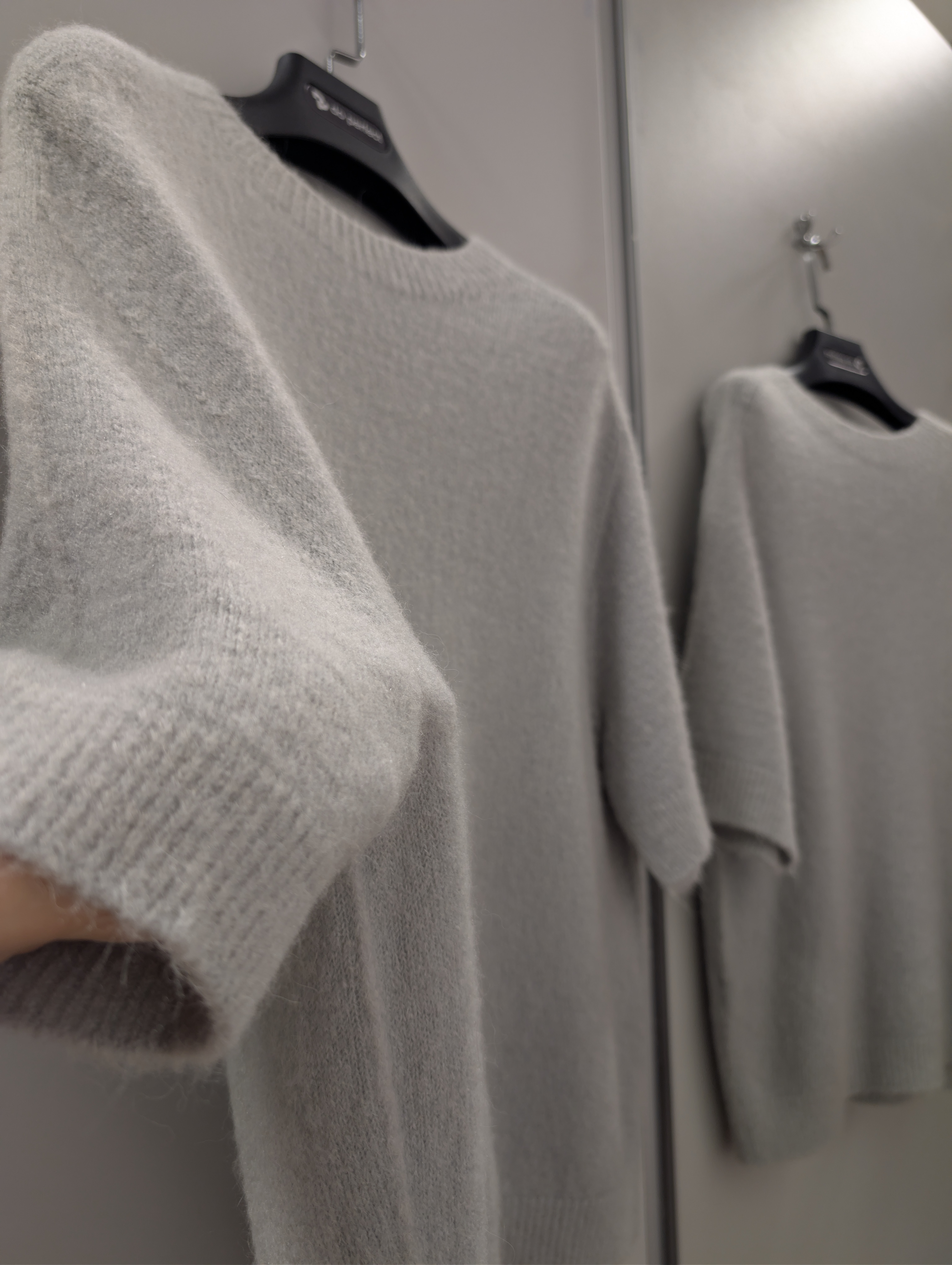 Moteriškas baby alpaka megztinis smooth