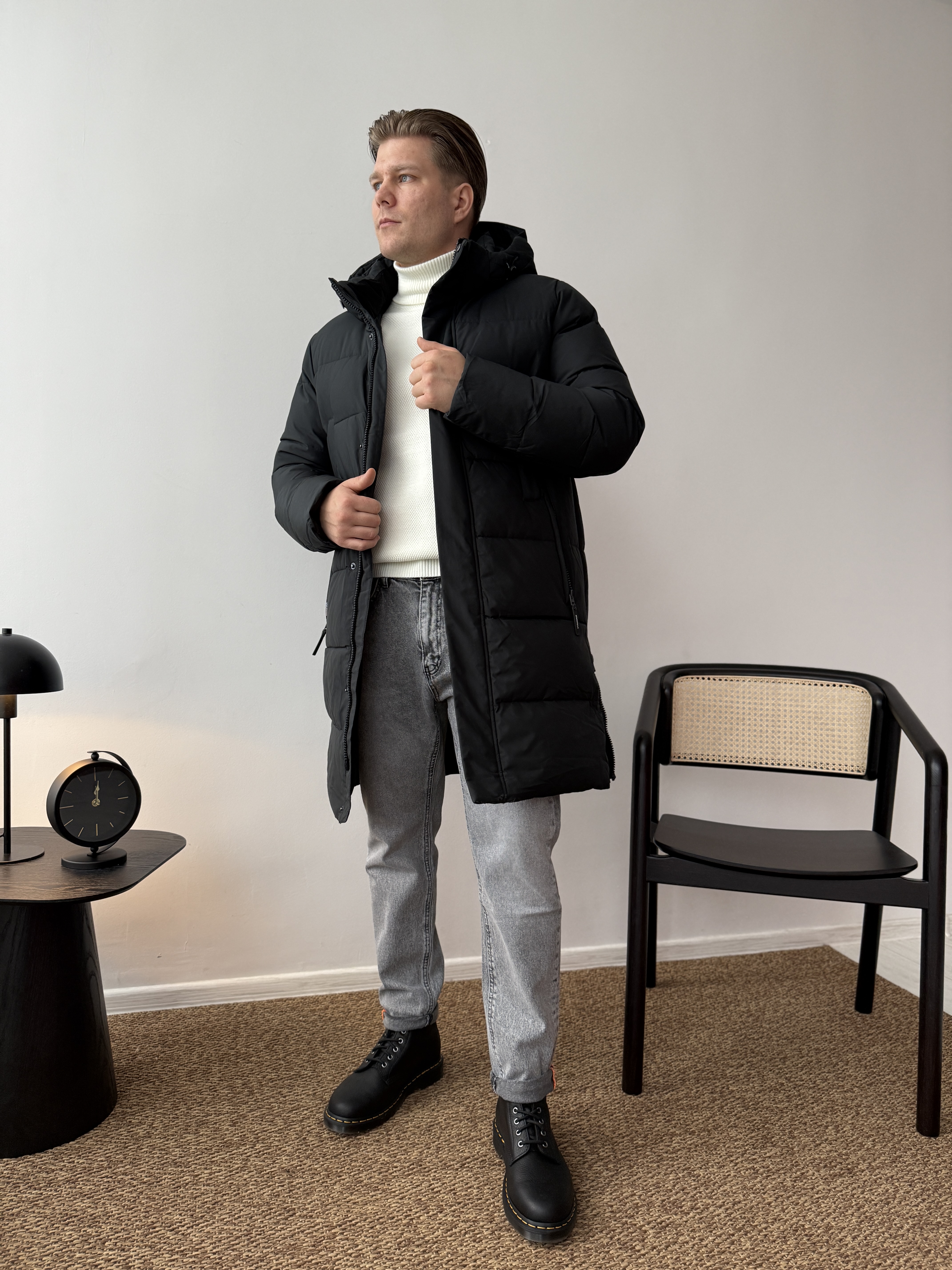 Vyriška rudens - žiemos striukė forest green