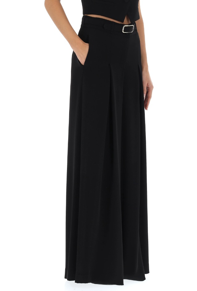 Juodos Imperial plačios kelnės